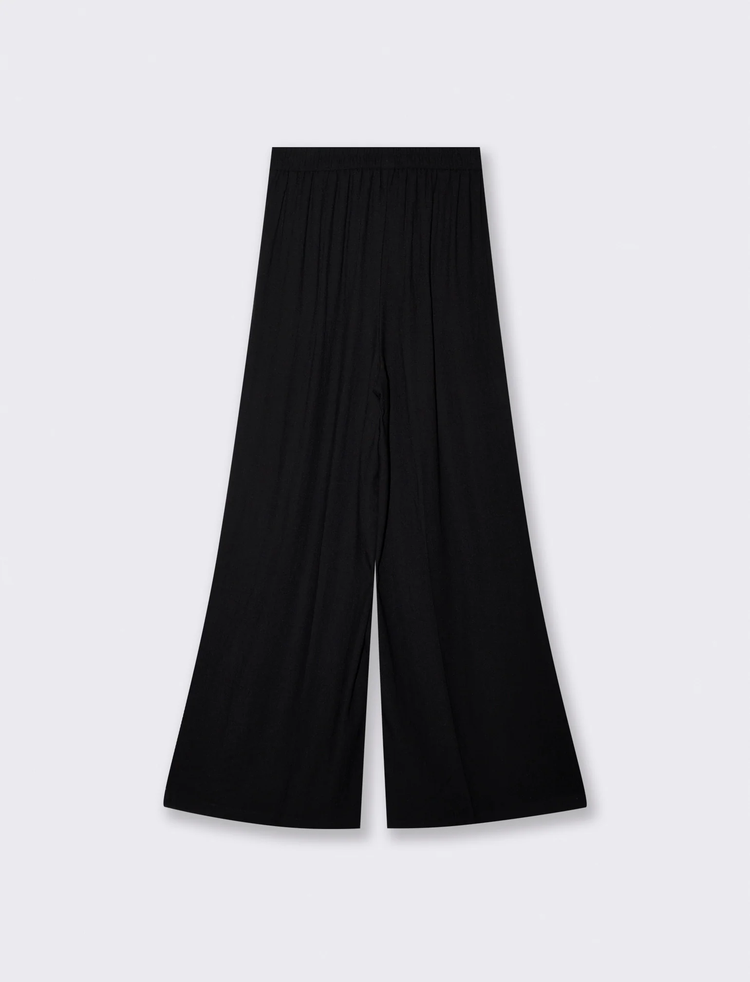 PANTALONE CON ELASTICO - Nero - Image 2