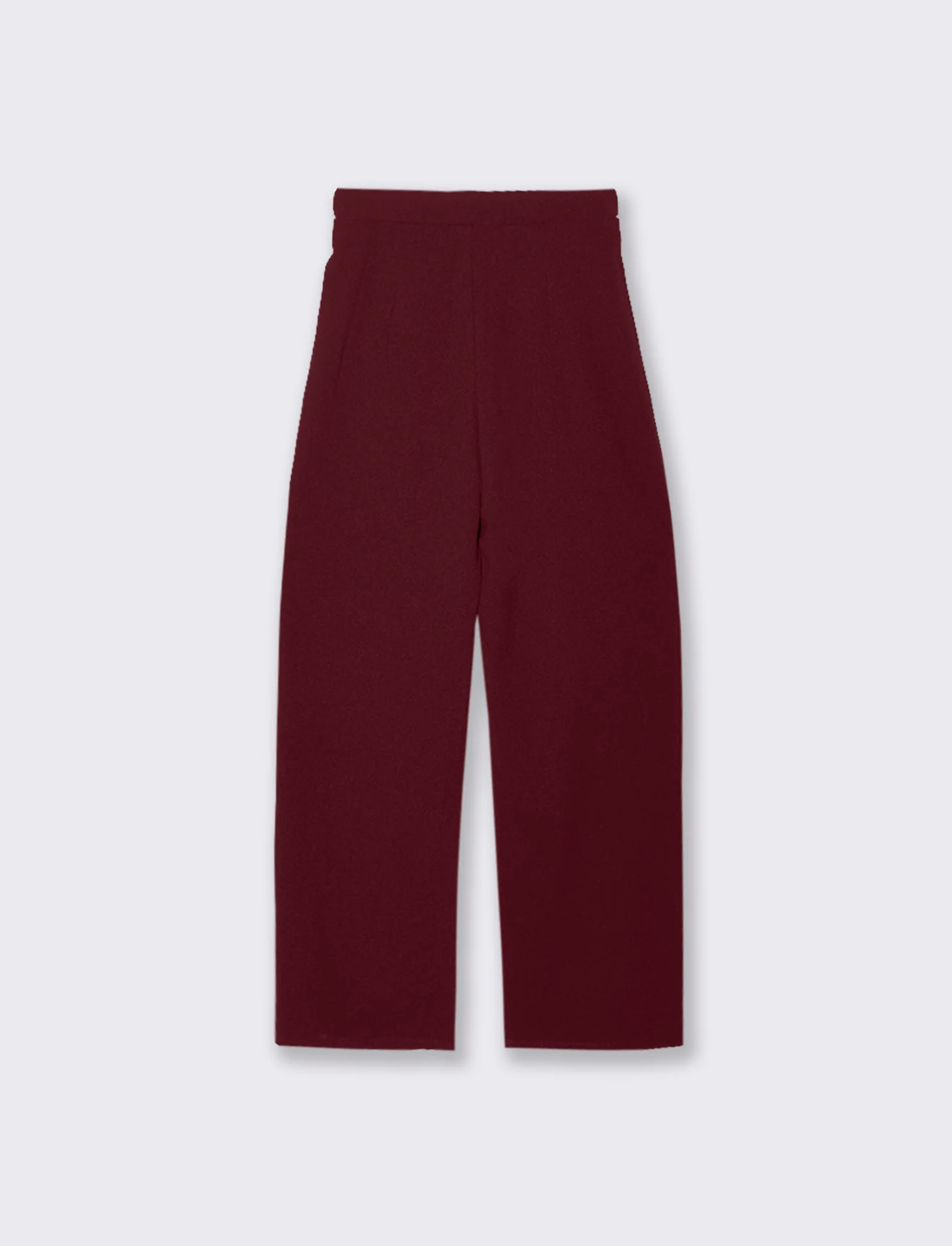 PANTALONE CON FIBIA E PENCE - Vinaccia - Image 2