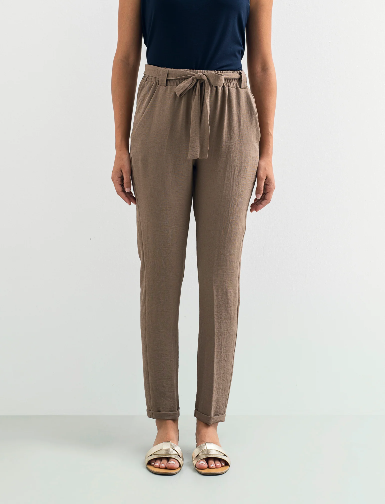 Pantalone con fusciacca - Cacao - Image 4