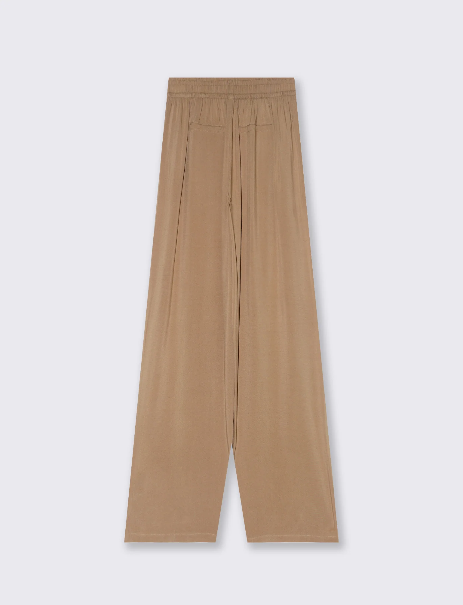 Pantalone con fusciacca in vita da donna - Caramello - Image 5