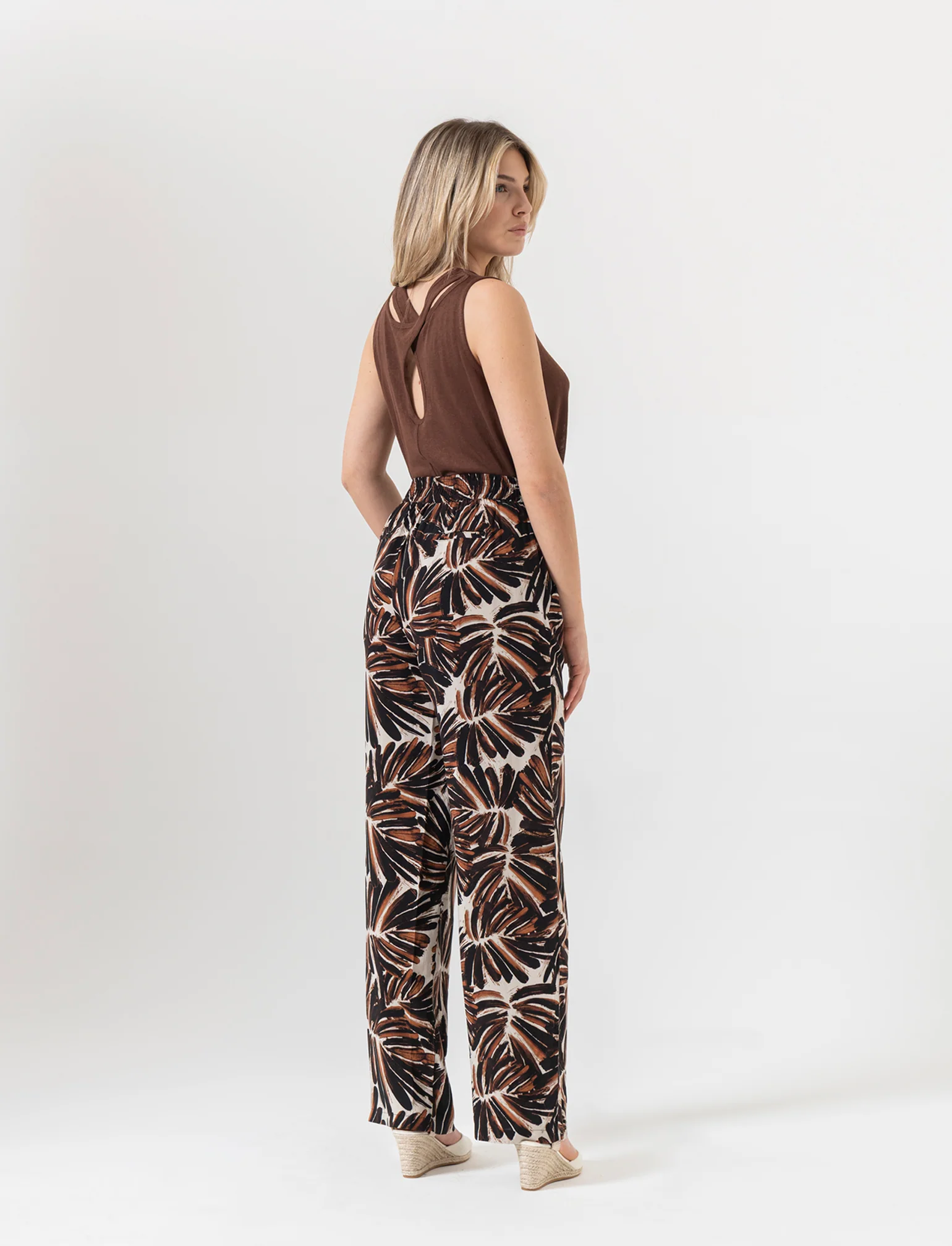 Pantalone con fusciacca in vita da donna - var 1 - Image 2