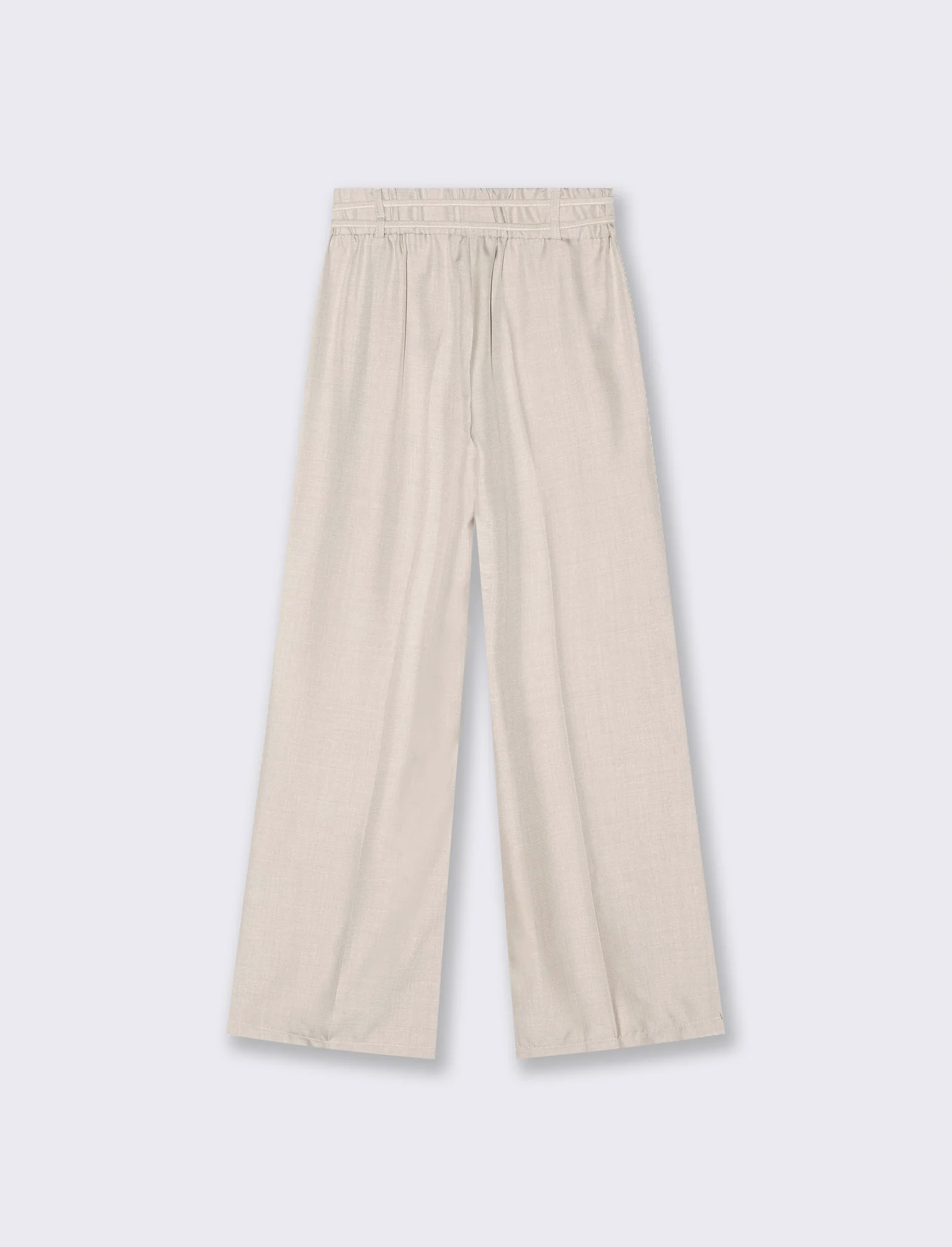PANTALONE CON LACCI - Beige - Image 2