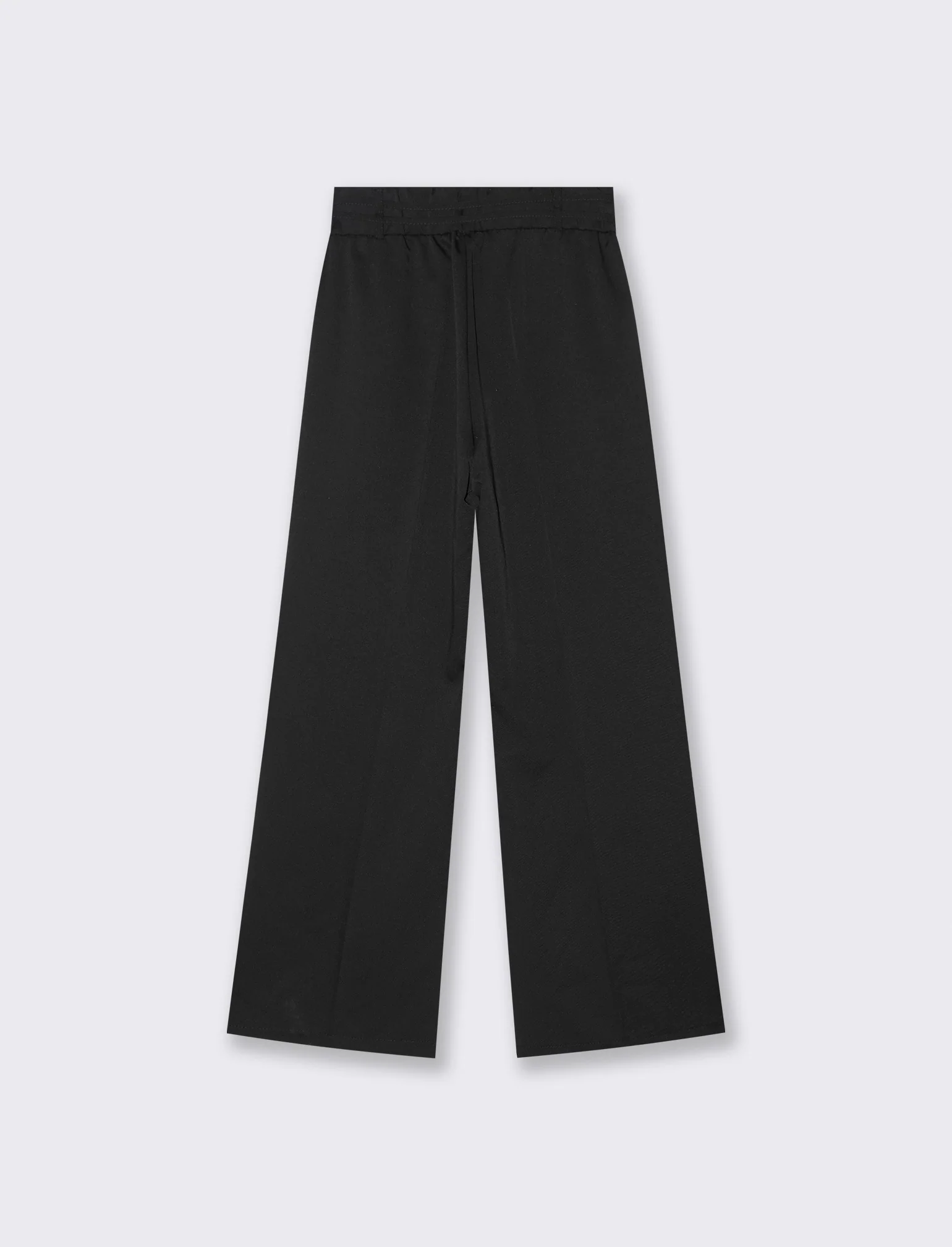 PANTALONE CON LACCI - Nero - Image 2