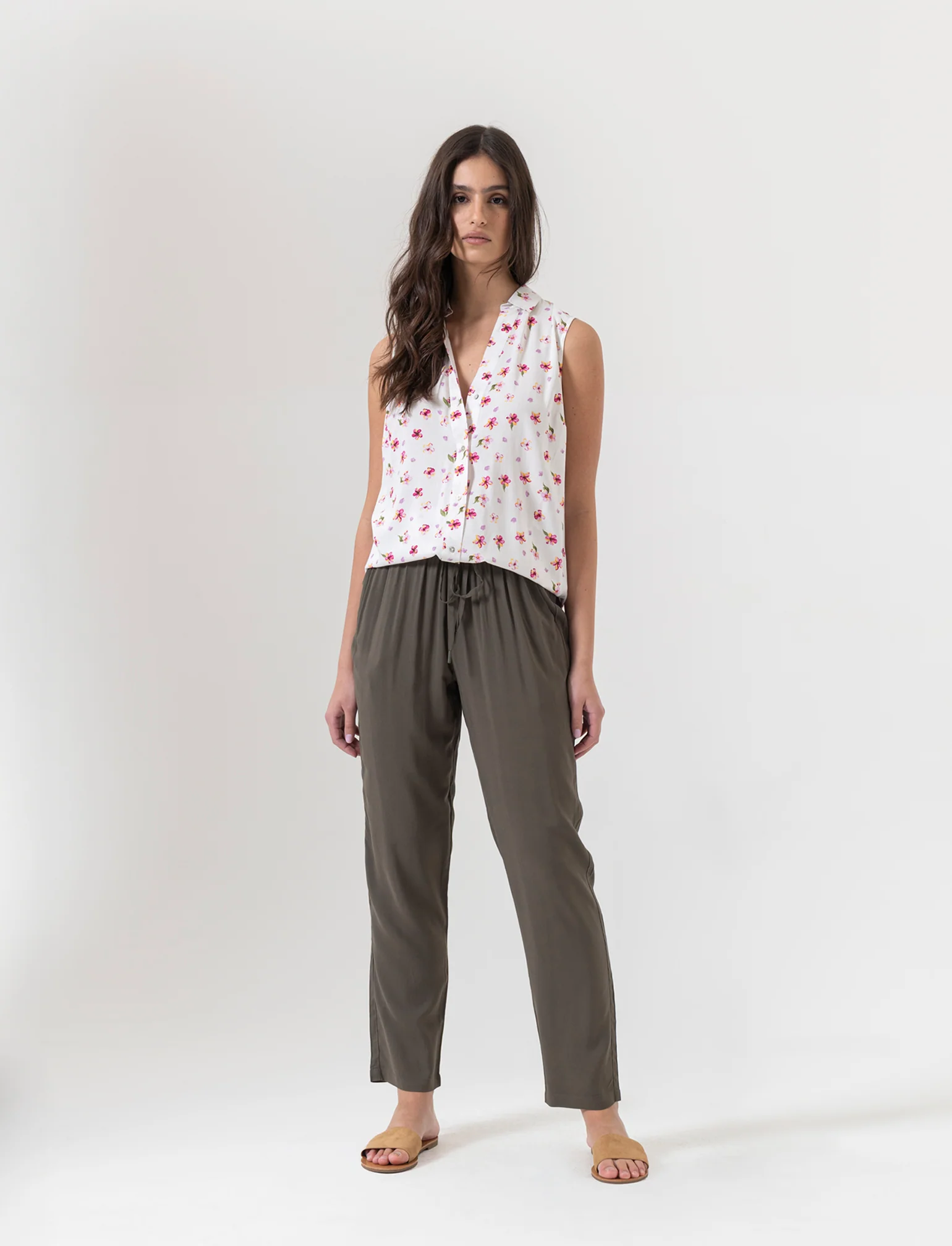 Pantalone con rouches da donna - Ve.milit. - Image 3