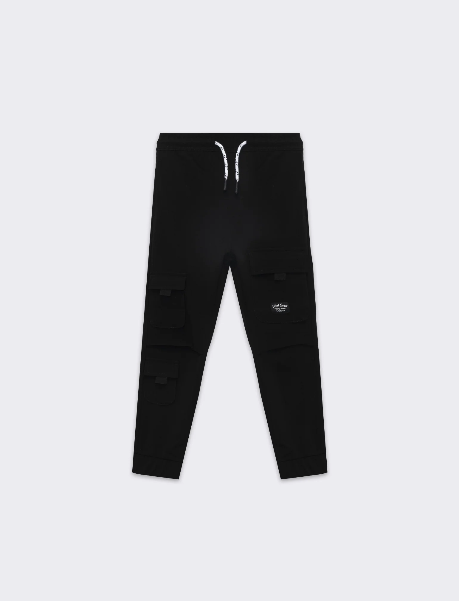 Pantalone con tasconi da bambino - Nero - Image 3