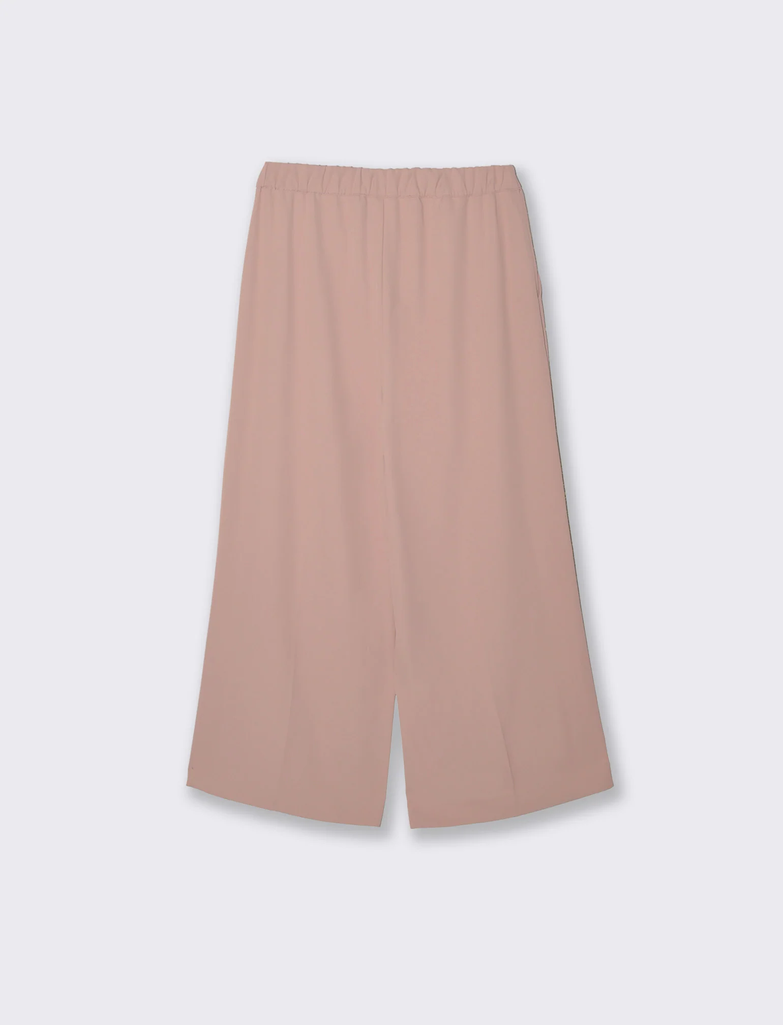 Pantalone coulotte con tasche ed elastico al dietro - Rosa - Image 3