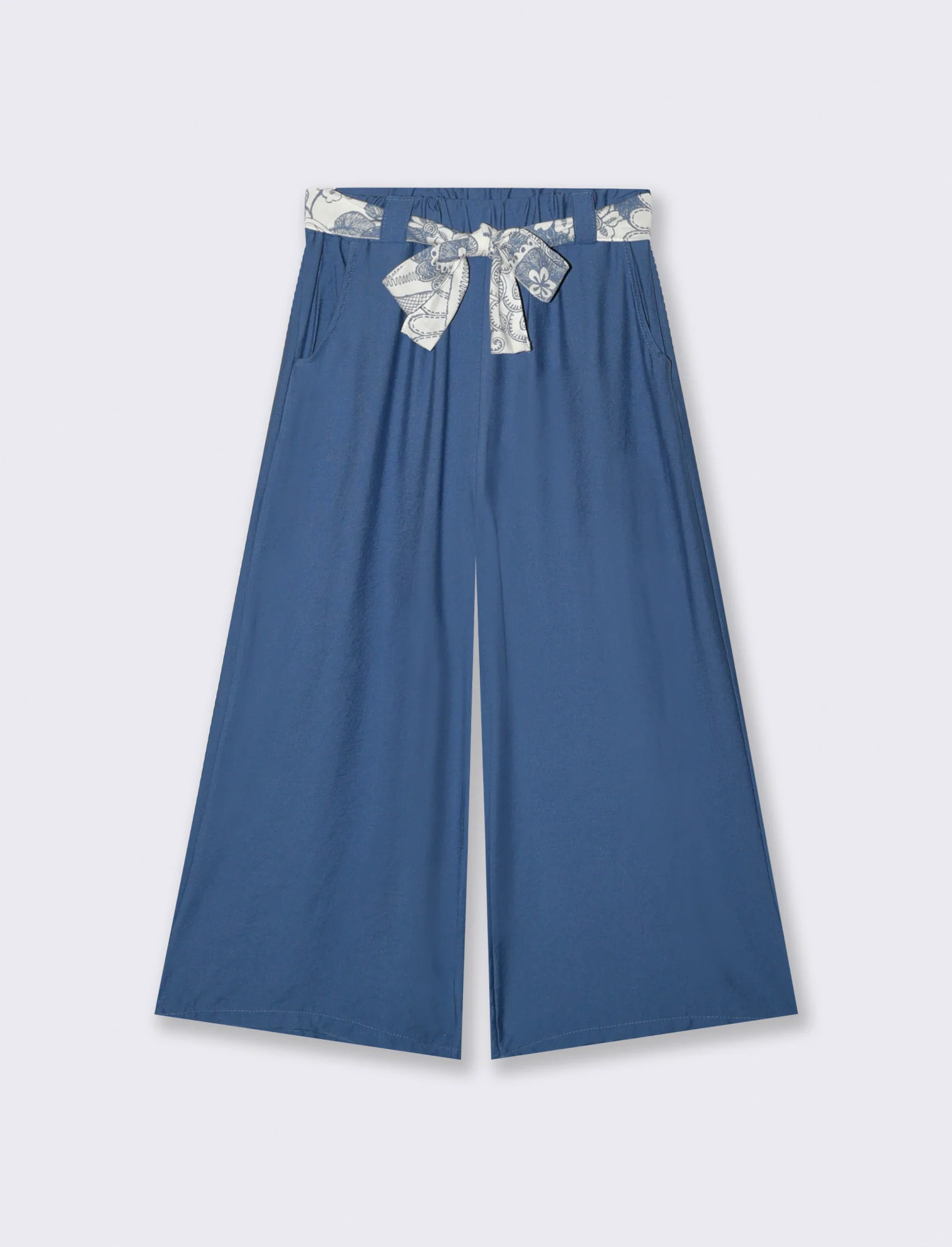 PANTALONE COULOTTE - Denim - Image 4