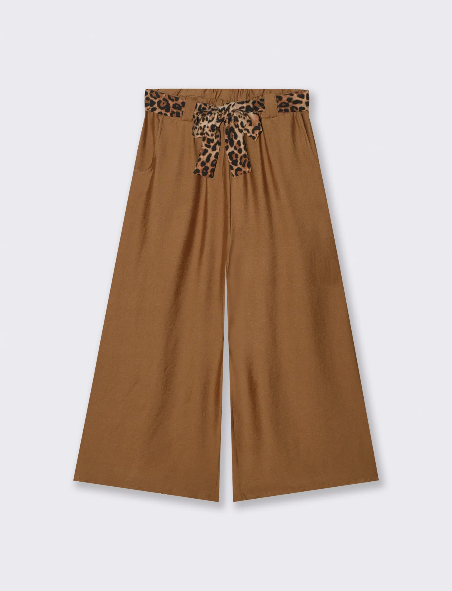 PANTALONE COULOTTE - Marrone tabacco - Image 3