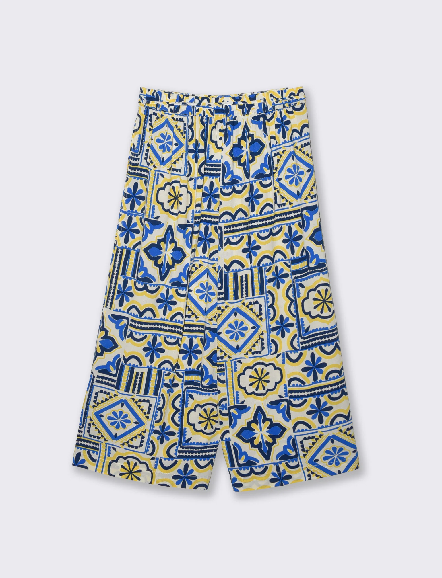 Pantalone Coulotte Stampato con Coulisse - var 2 - Image 2
