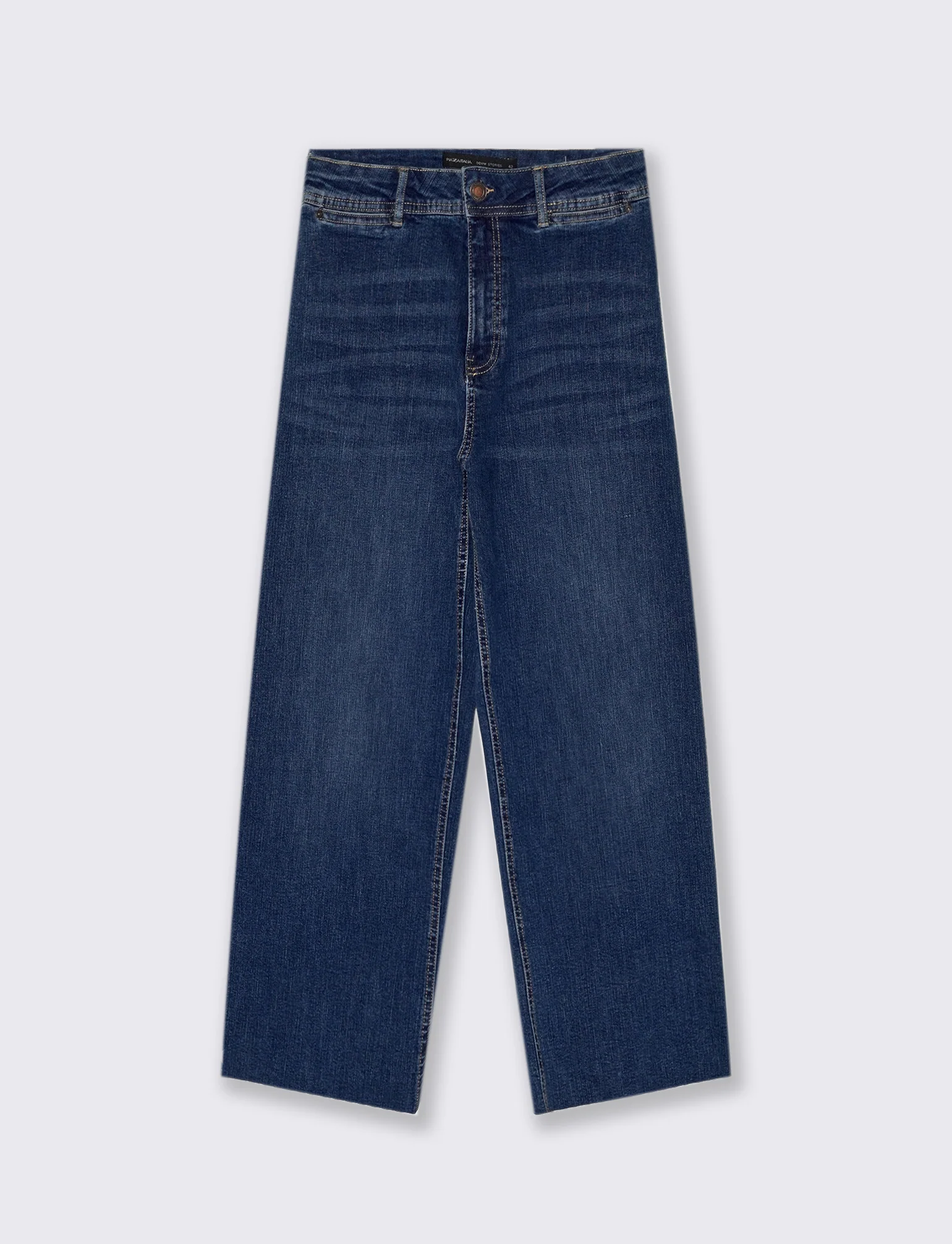 PANTALONE CROP - DENIM SCURO