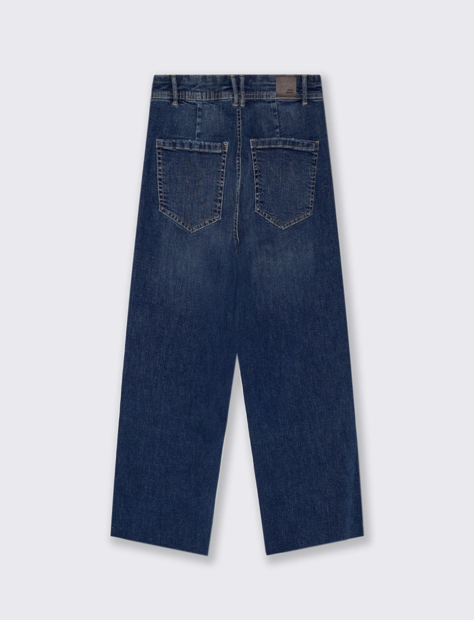 PANTALONE CROP - DENIM SCURO - Image 4