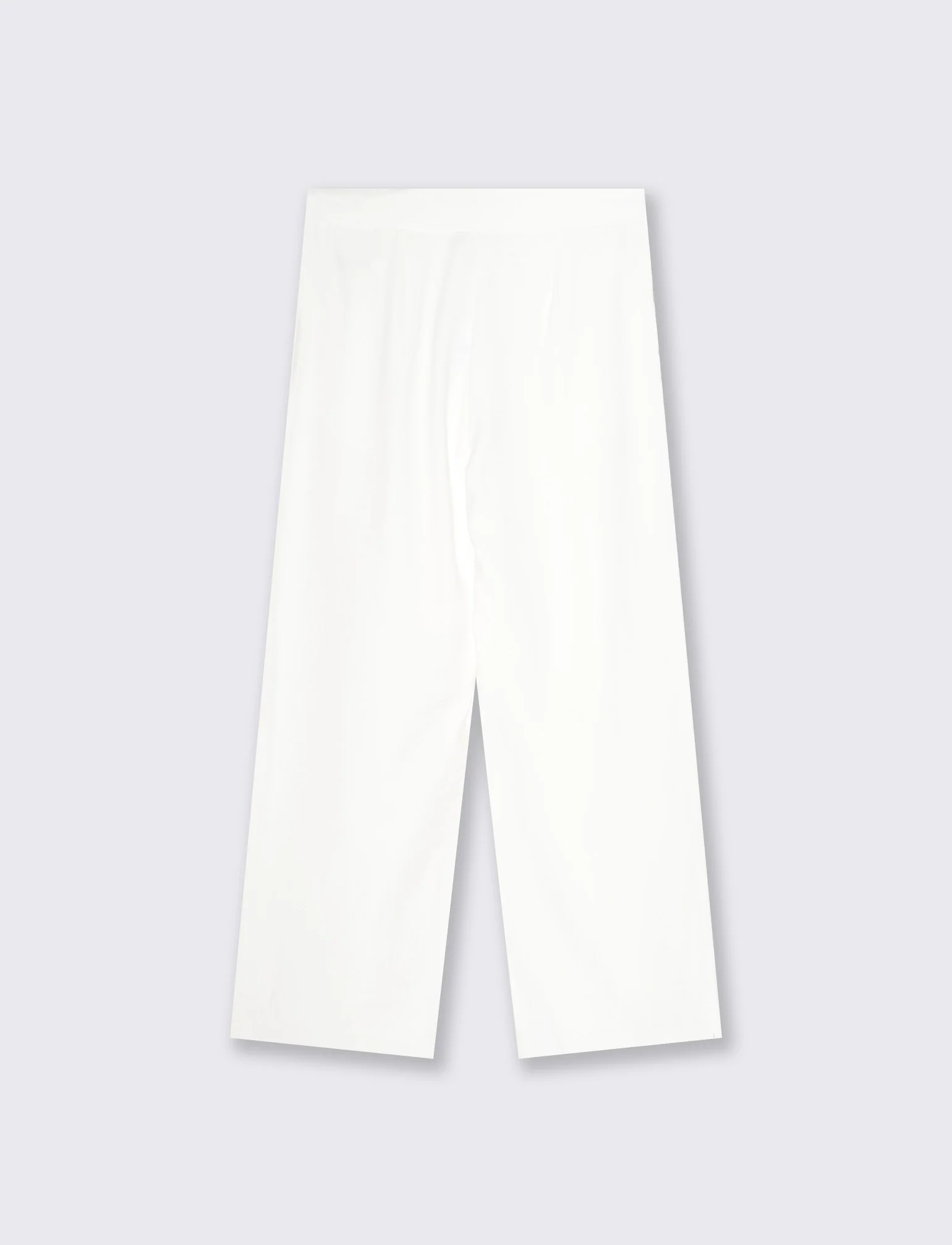 Pantalone Dritto con Pinces - Bianco - Image 2