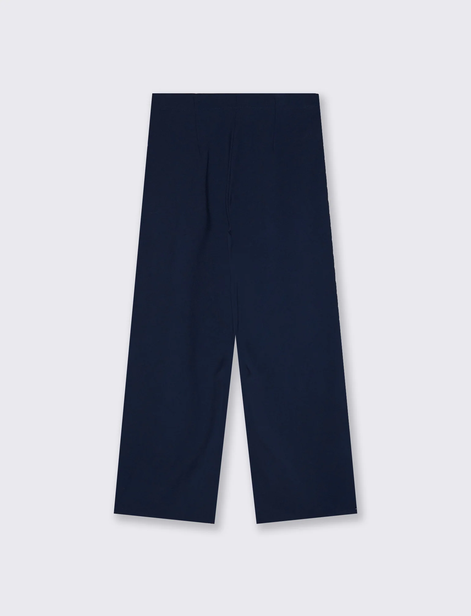 Pantalone Dritto con Pinces - Blu - Image 2