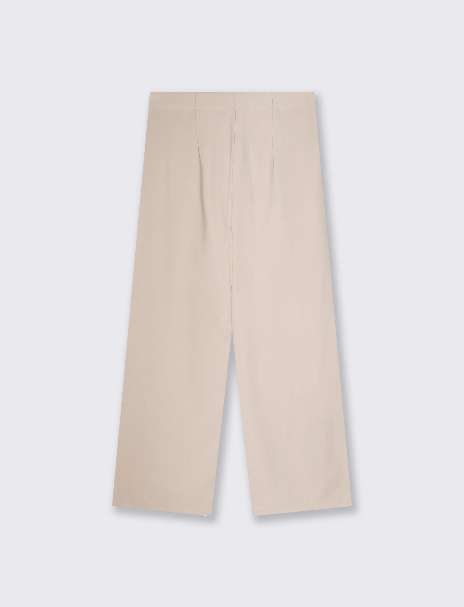 Pantalone Dritto con Pinces - Grigio fango - Image 5