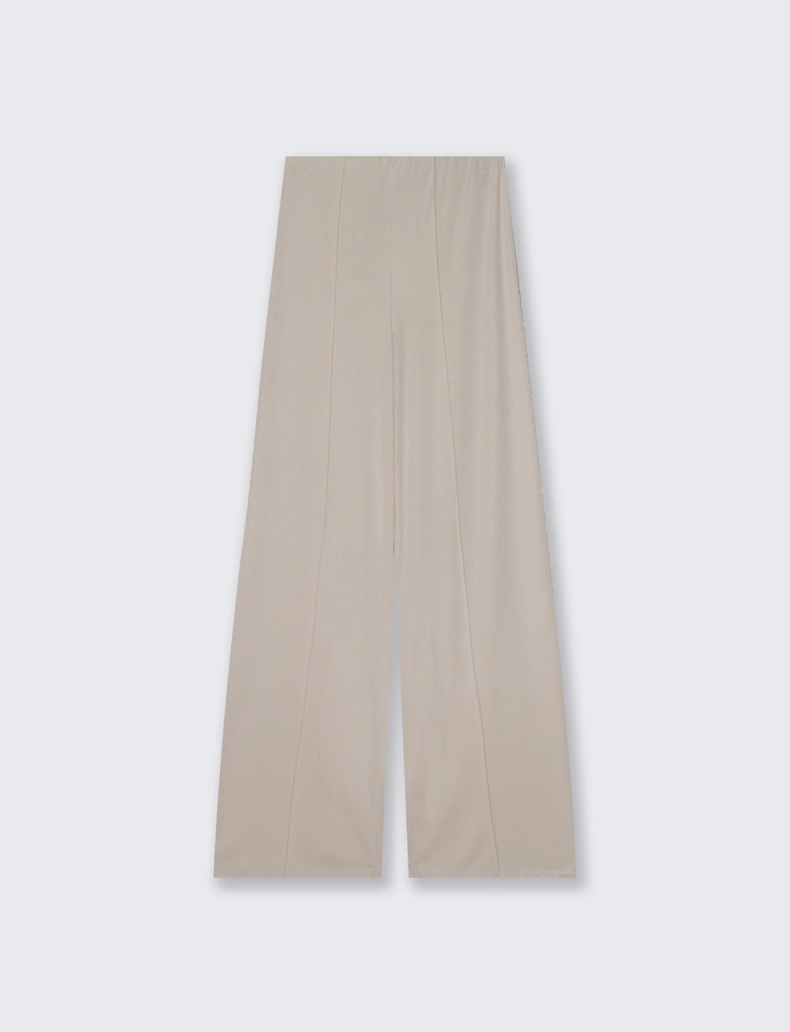 Pantalone Dritto Elastico - Beige