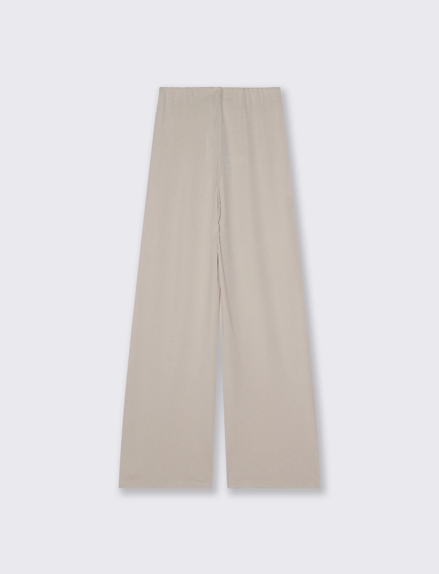 Pantalone Dritto Elastico - Beige - Image 2