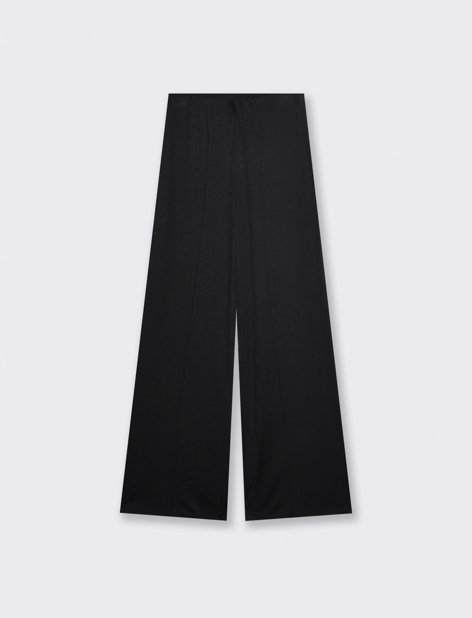 Pantalone Dritto Elastico - Nero