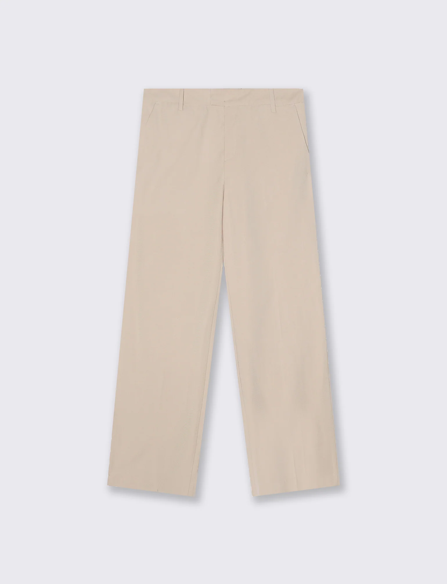 Pantalone Dritto Elegante - Beige grano