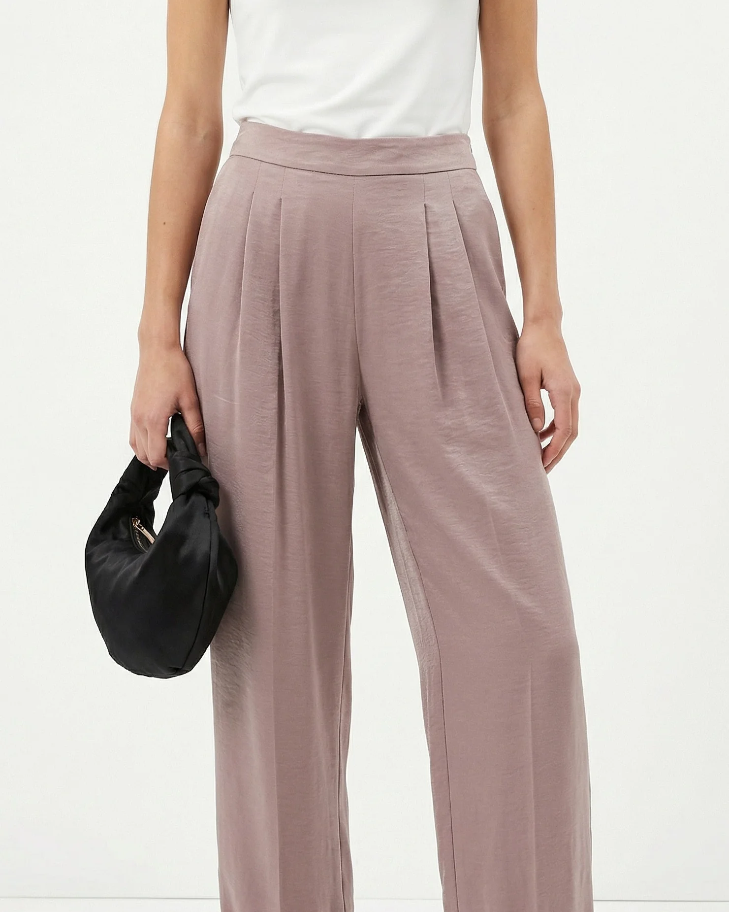 Pantalone effetto palloncino - Grigio fango - Image 4