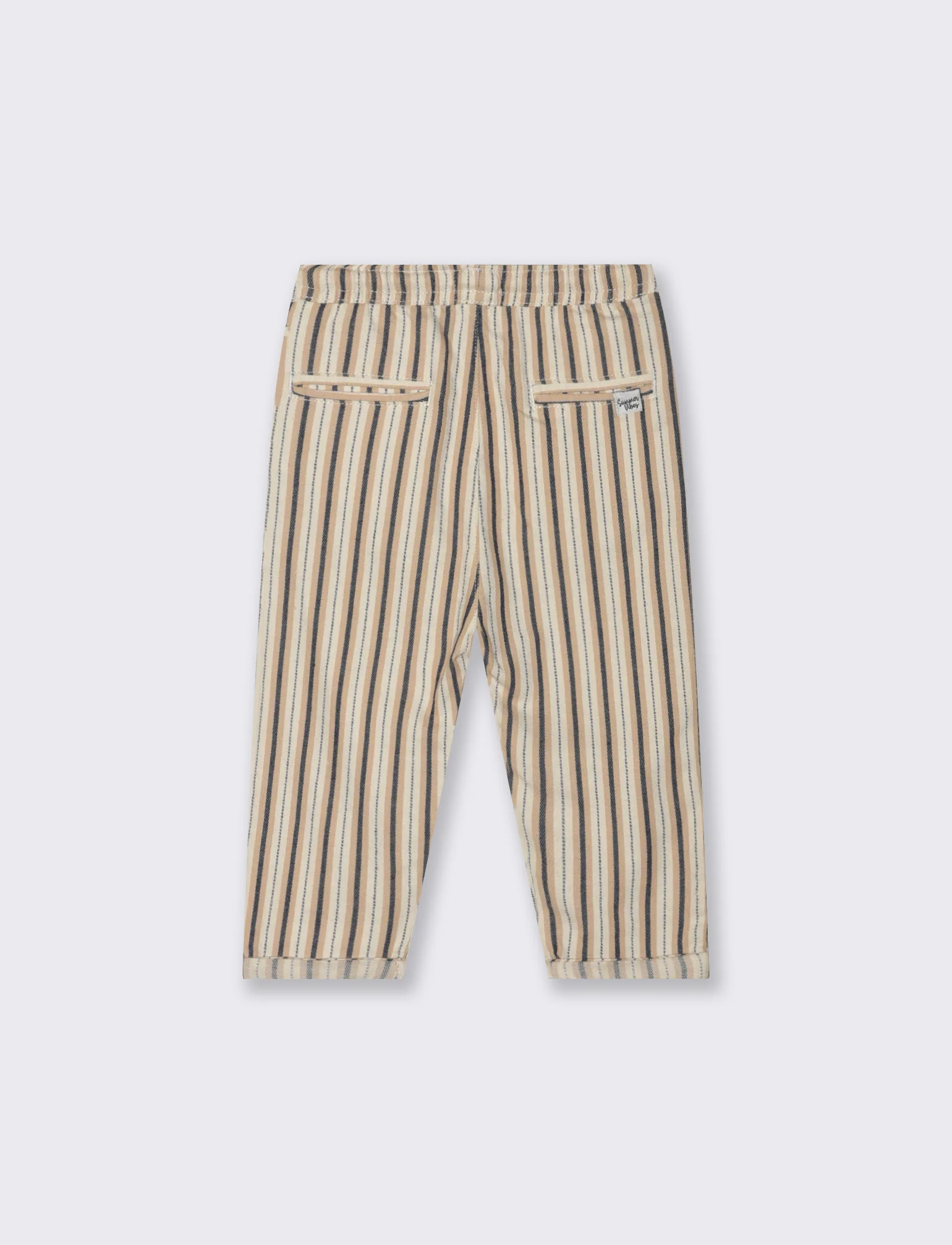 Pantalone elegante a righe con coulisse - Righe - Image 2