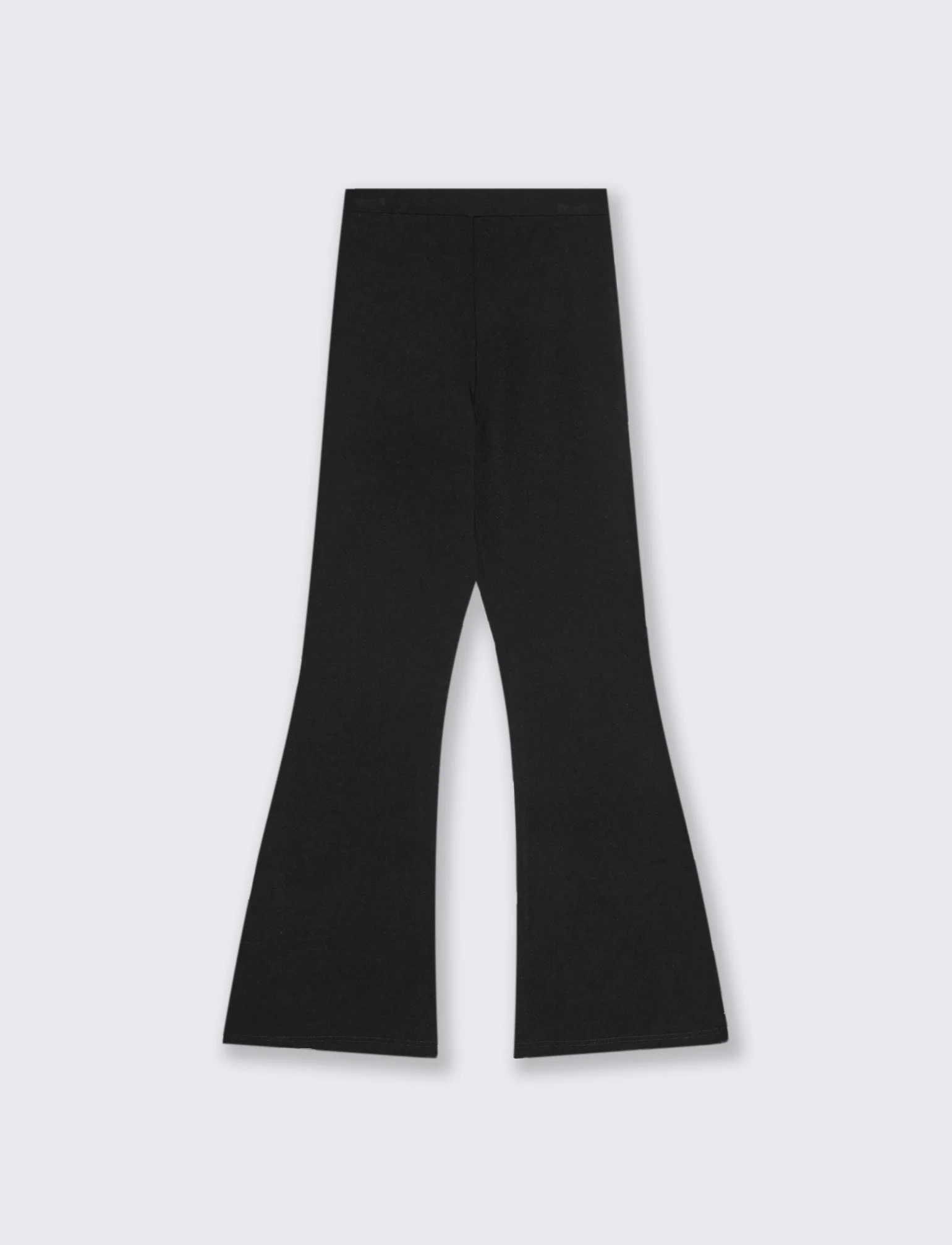 PANTALONE FLARE IN PUNTO MILANO - Nero - Image 2