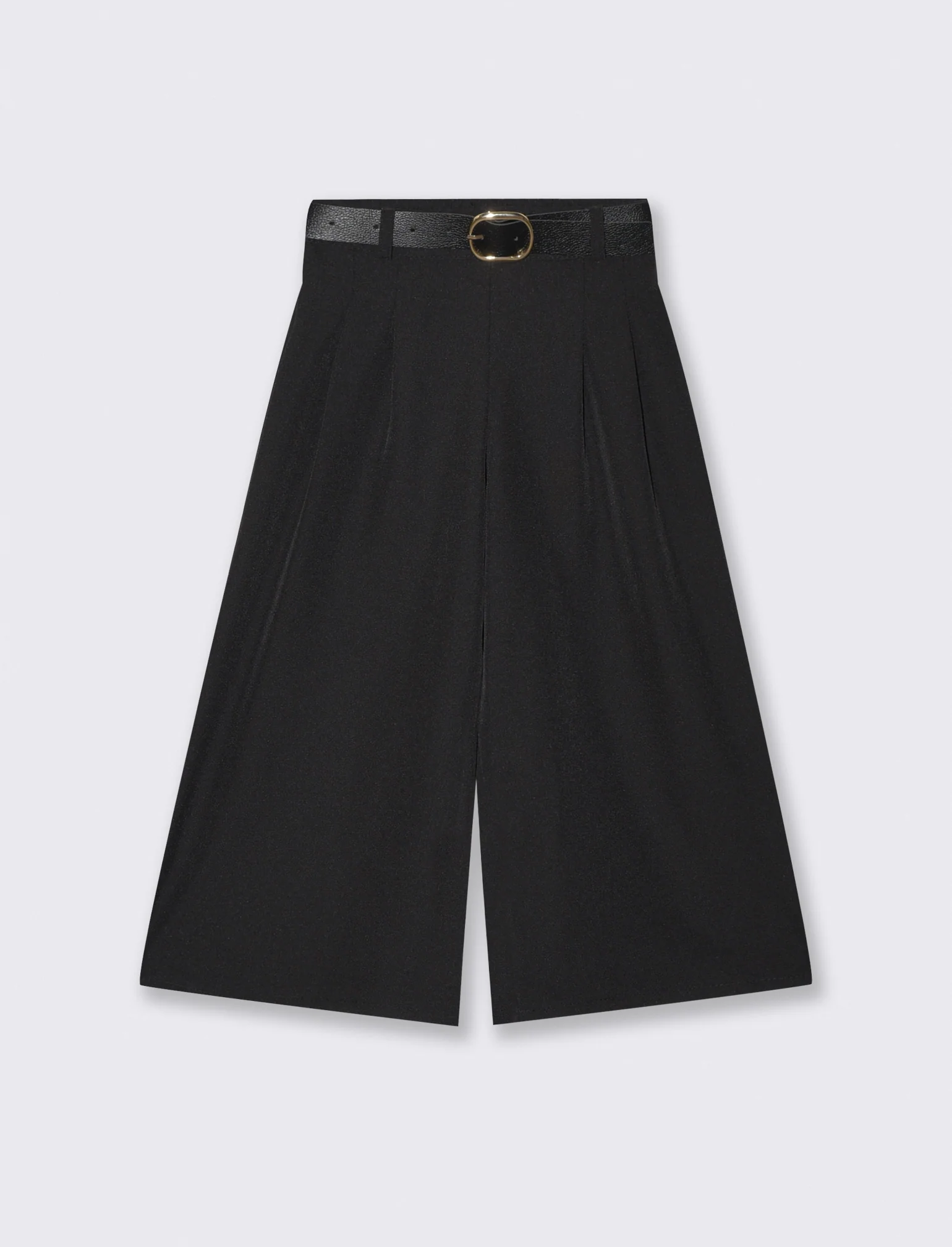 Pantalone gamba ampia per bambina elegante - Nero