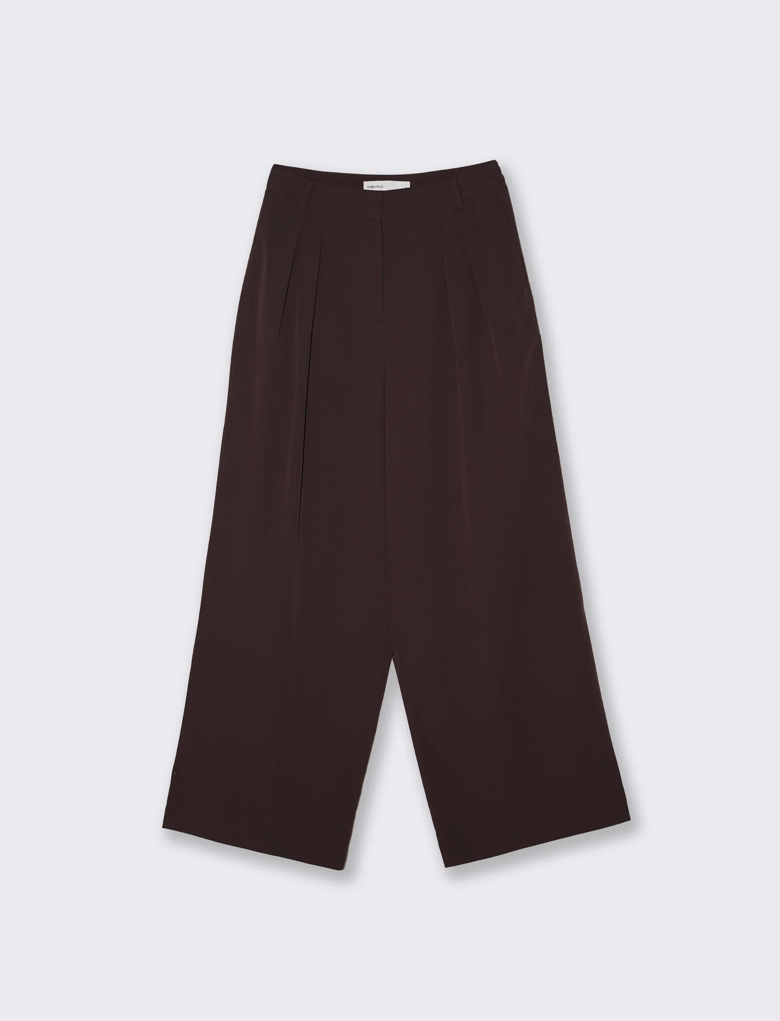 Pantalone Gamba Dritta con Tasche Americane - Moro - Image 2