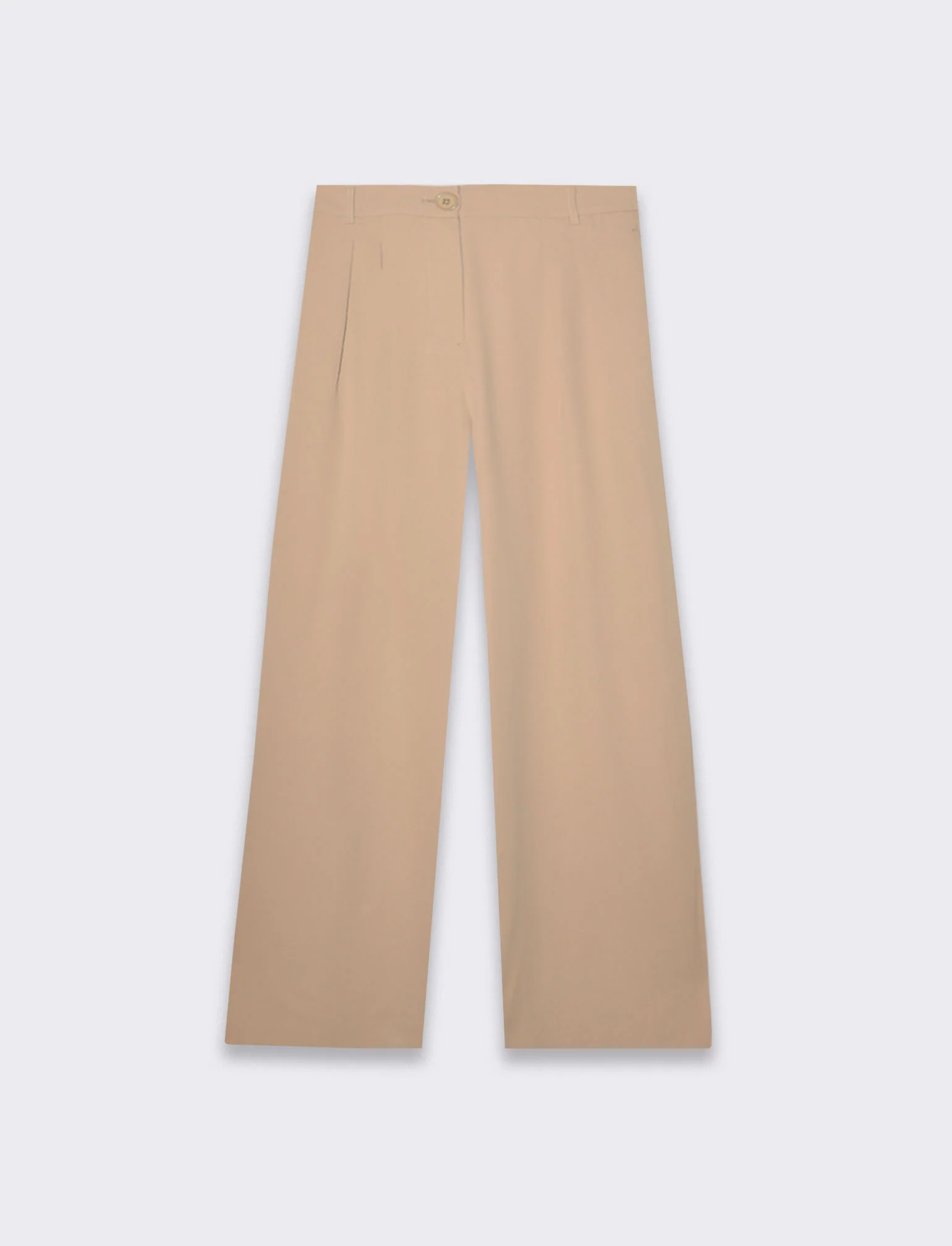 Pantalone gamba dritta da donna - Beige - Image 4