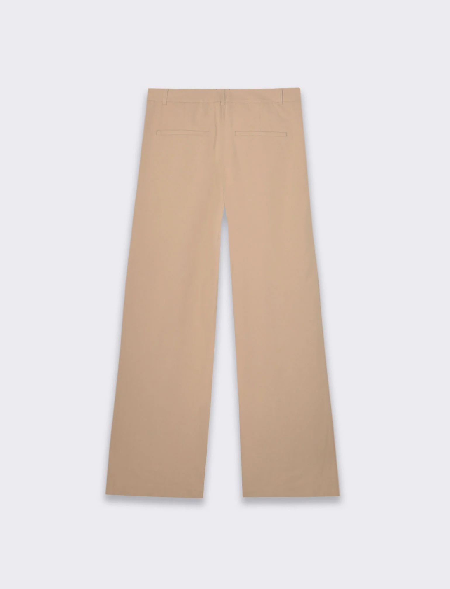 Pantalone gamba dritta da donna - Beige - Image 5