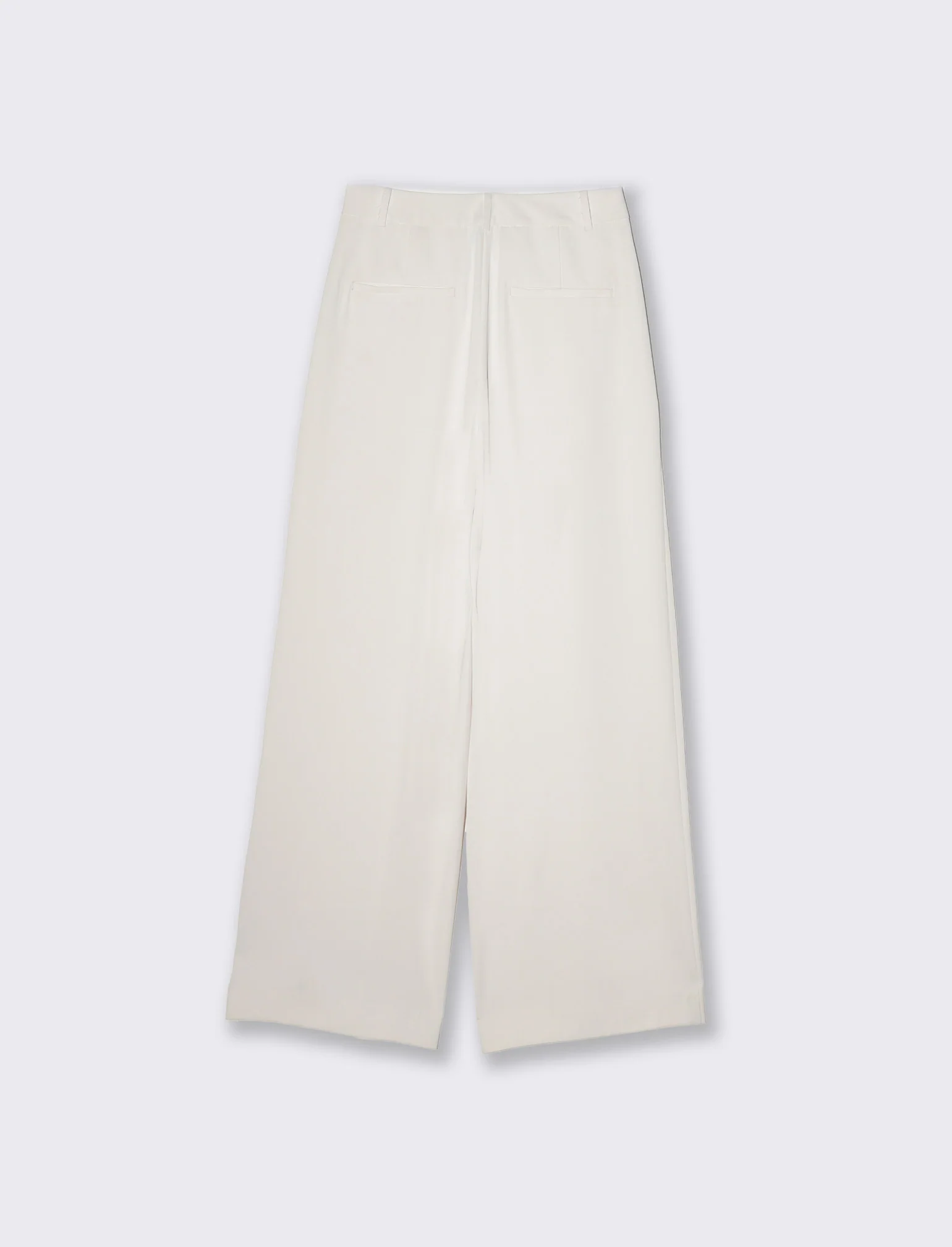 Pantalone gamba dritta da donna - Bianco panna - Image 2