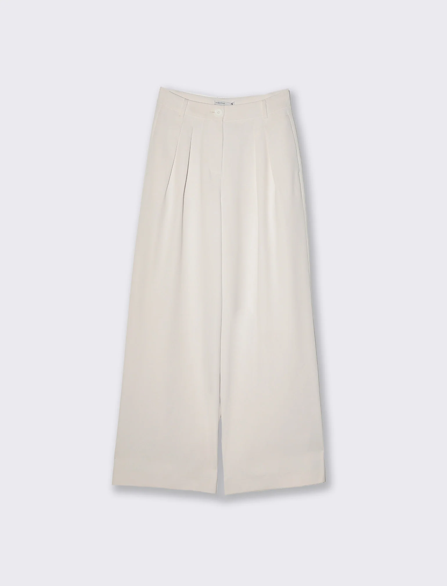 Pantalone gamba dritta da donna - Bianco panna - Image 4