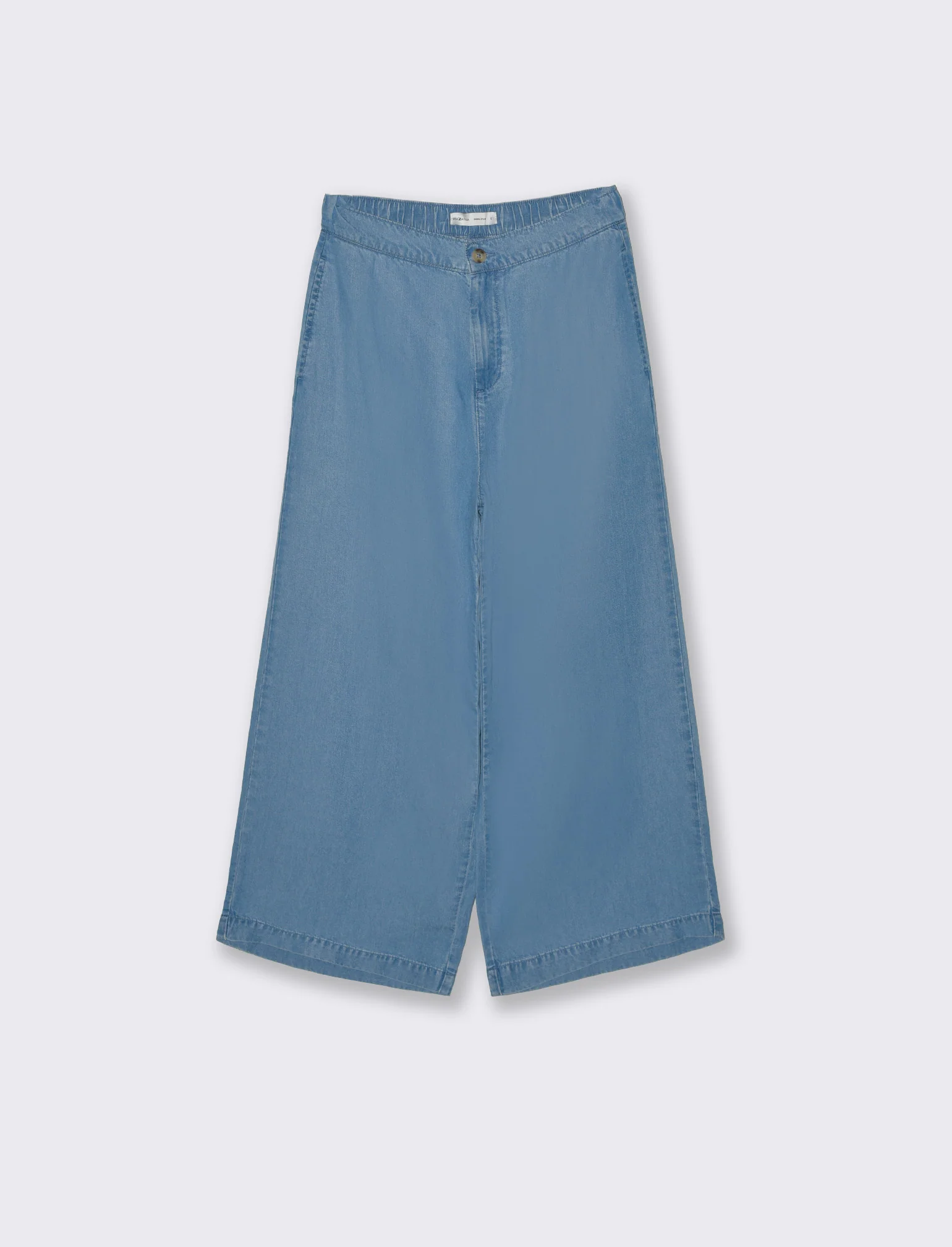 Pantalone gamba larga da donna - Denim - Image 4