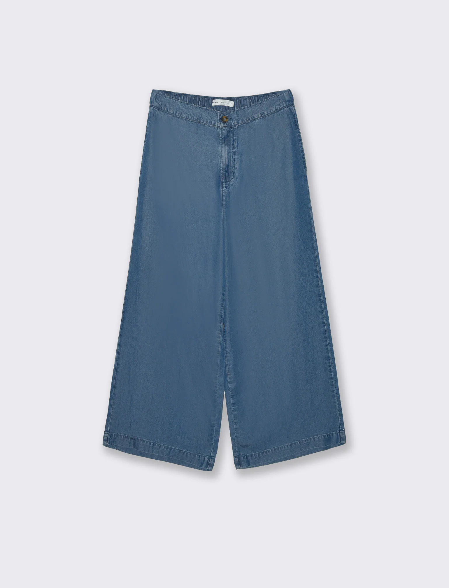 Pantalone gamba larga da donna - DENIM SCURO - Image 4