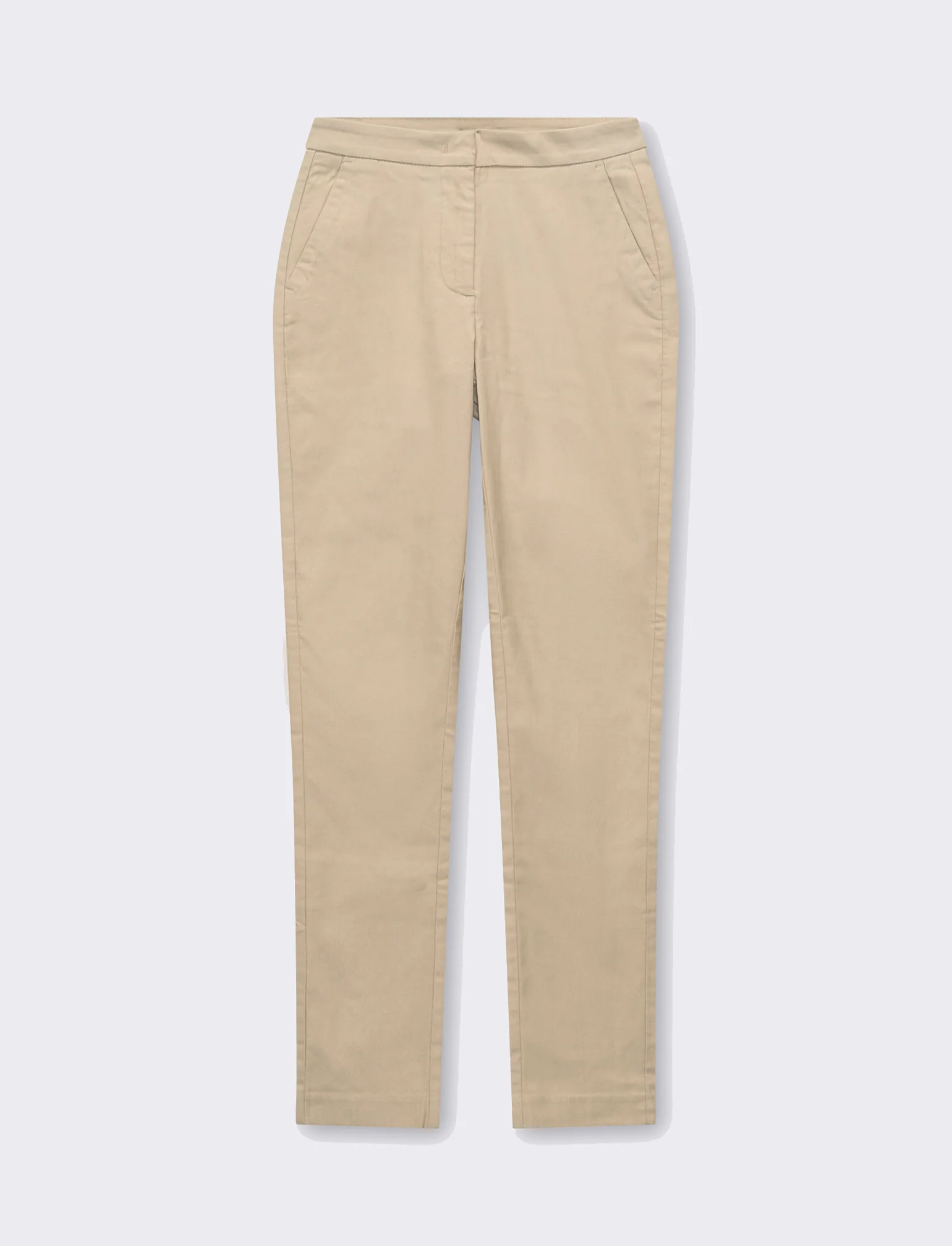 Pantalone in bengalina da donna - Beige corda - Image 4