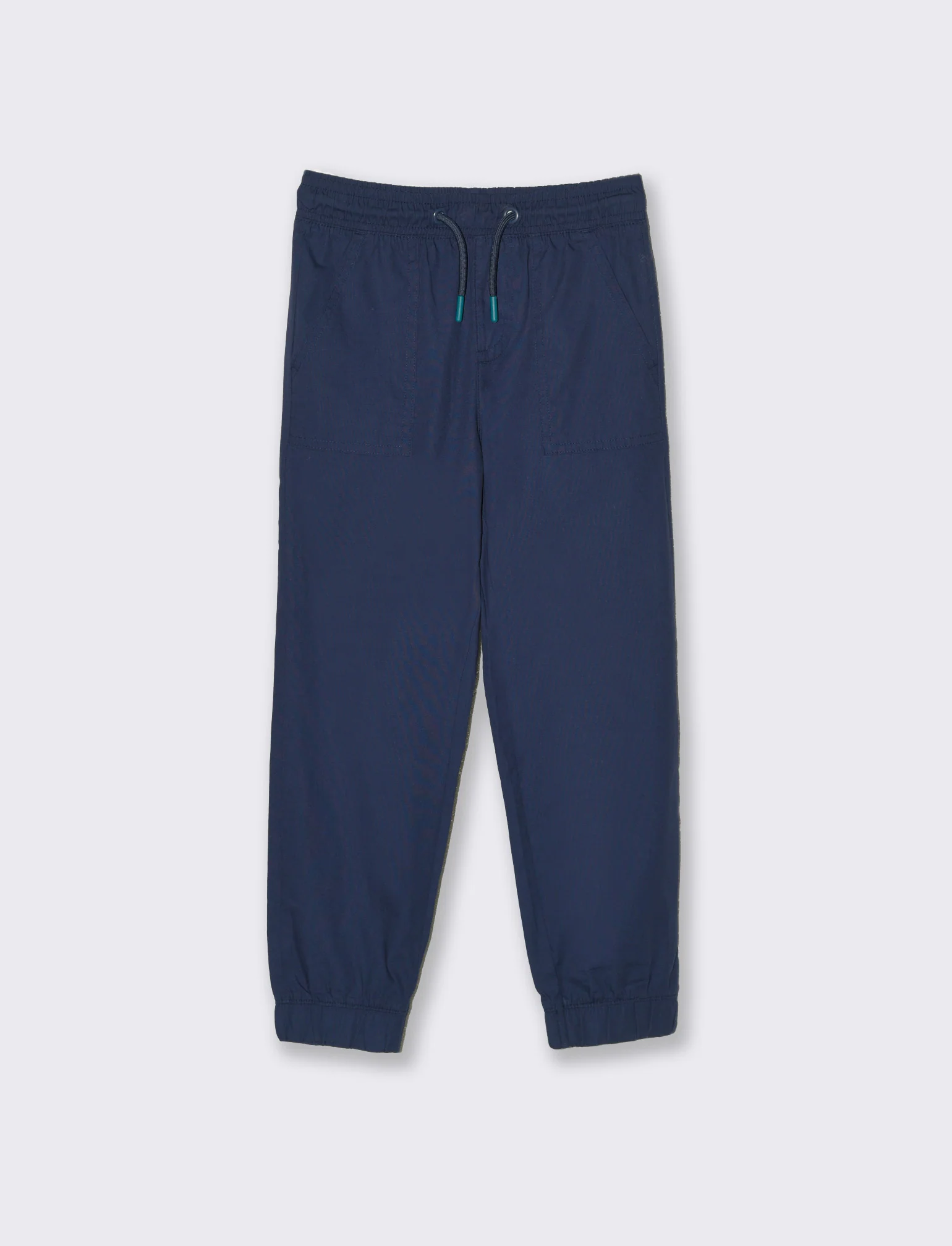 Pantalone in cotone modello cargo da bambino - Blu