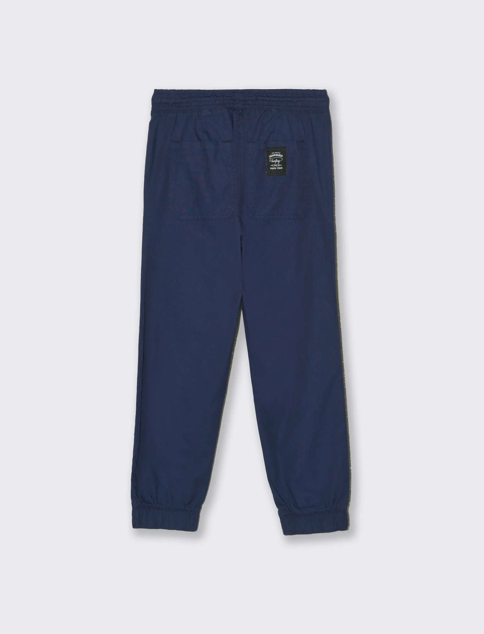 Pantalone in cotone modello cargo da bambino - Blu - Image 2