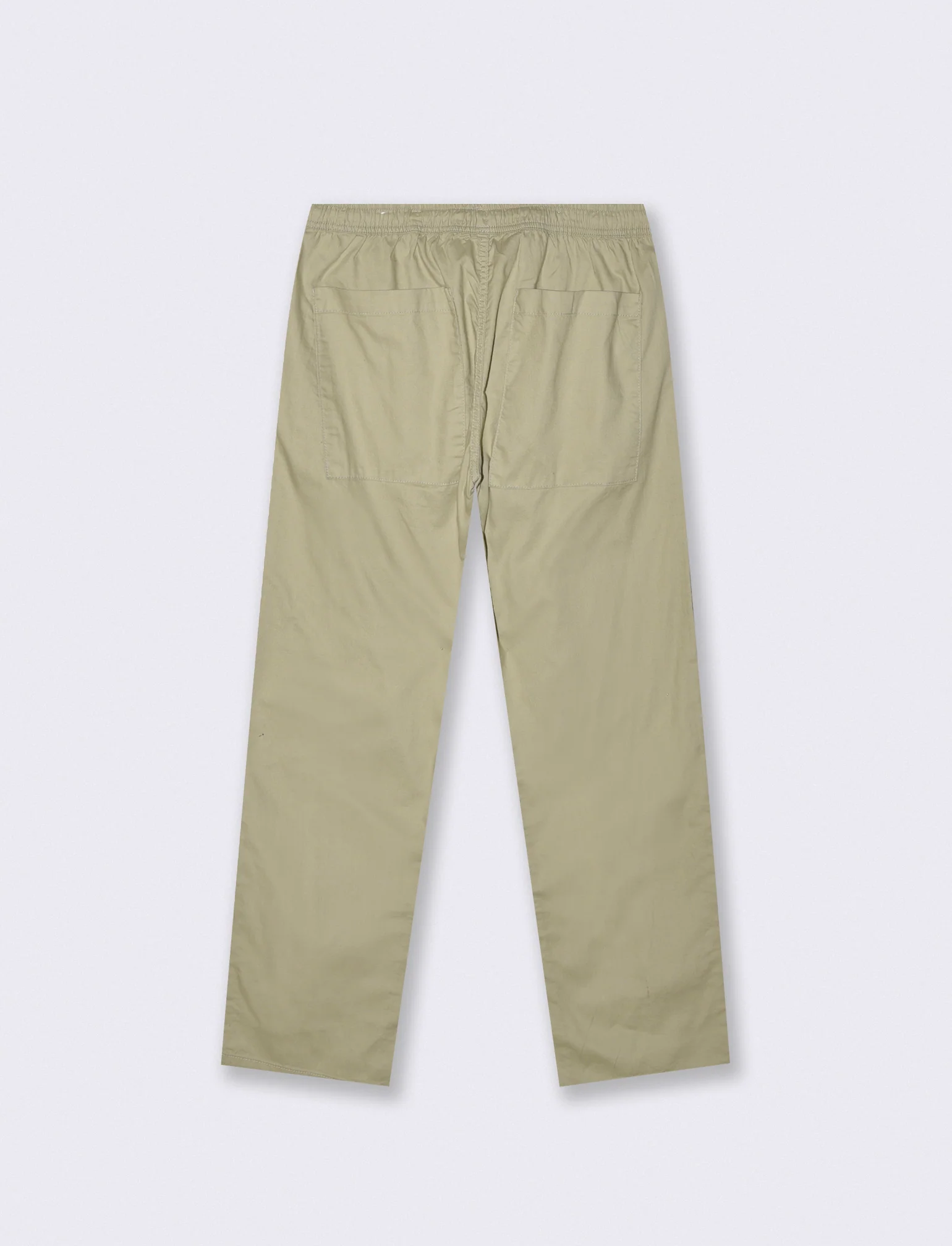 Pantalone in Cotone Regular Fit con Tasche - Grigio stone - Image 2