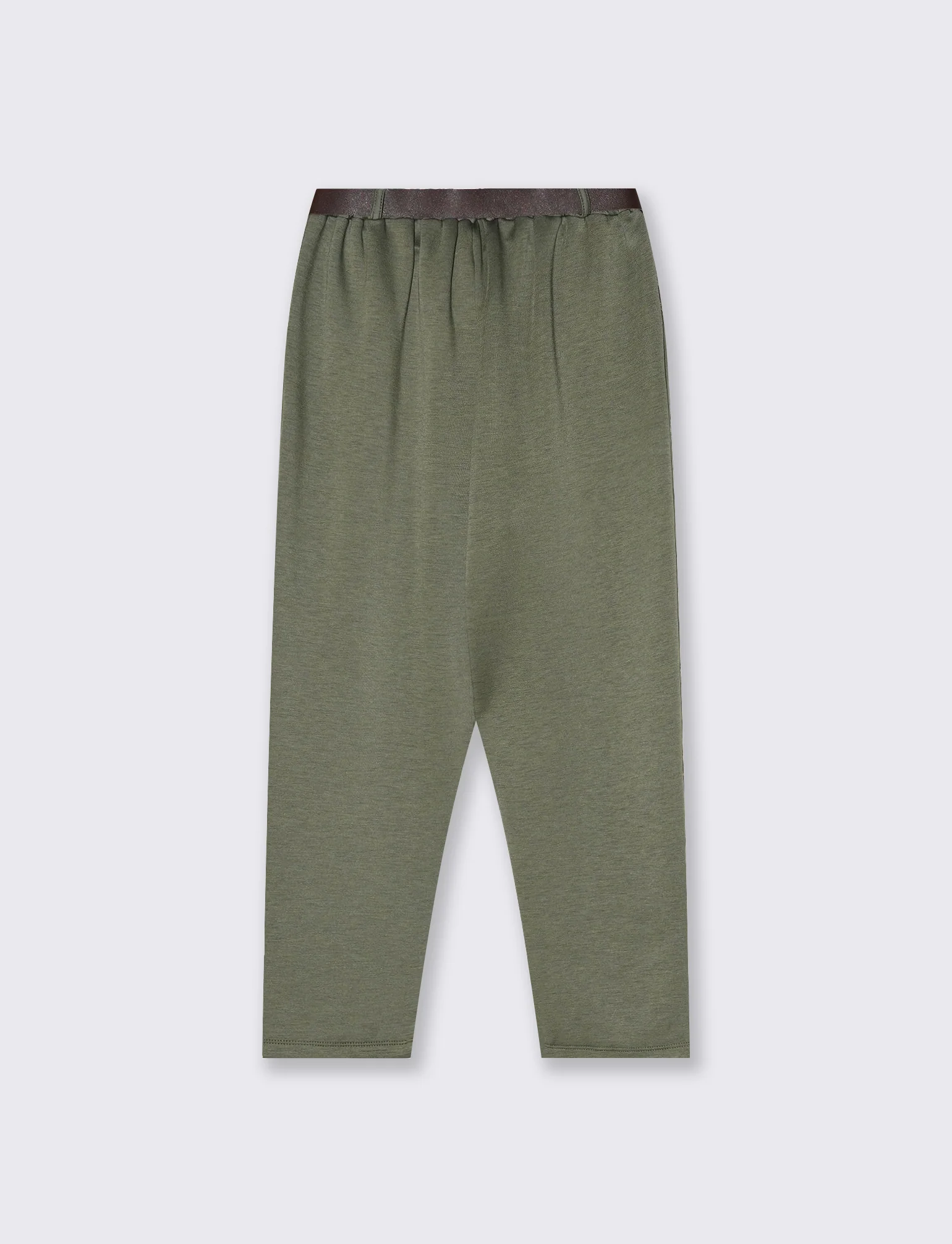 Pantalone in maglia con cintura elegante - Ve.milit. - Image 2
