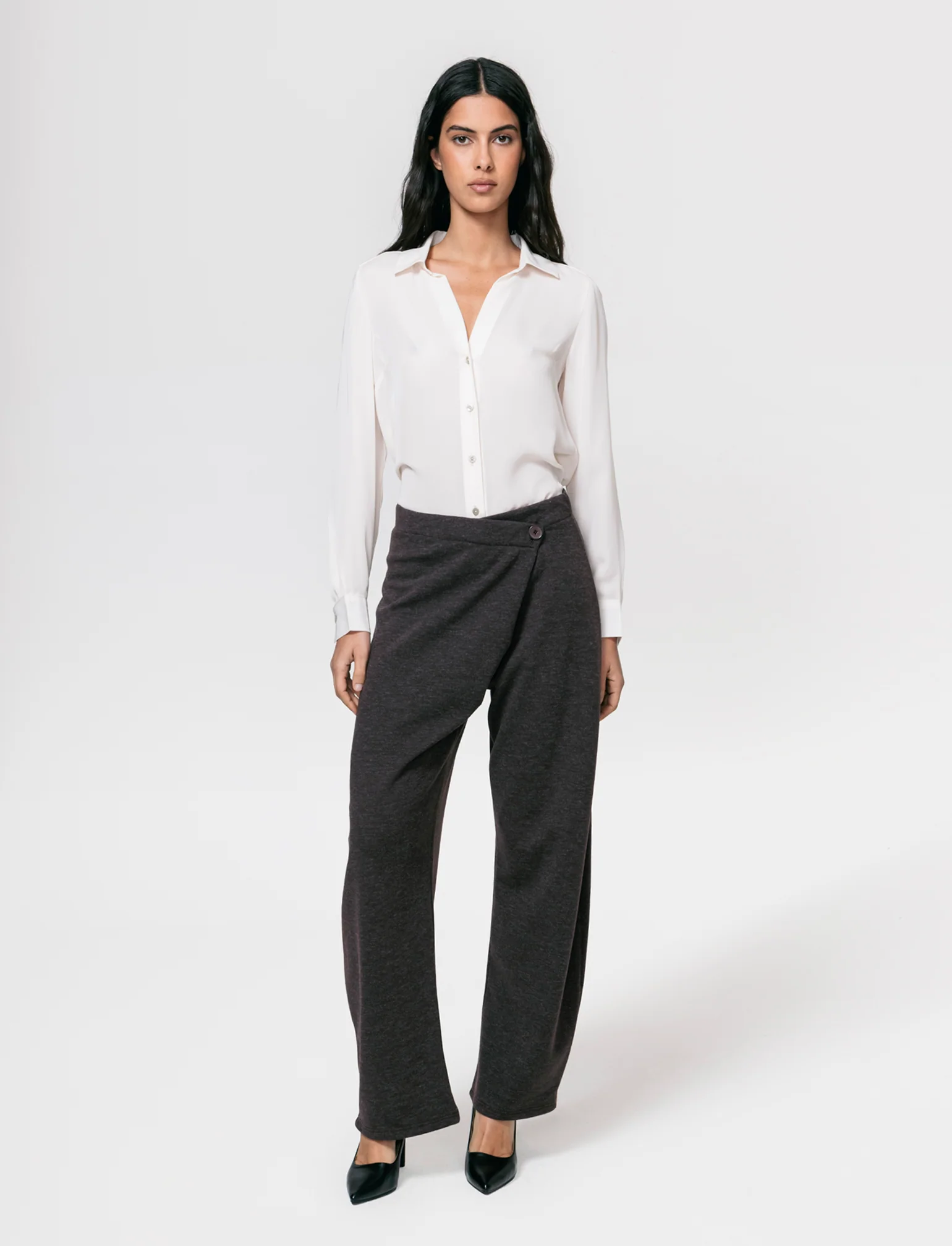 Pantalone in maglia - Moro - Image 3