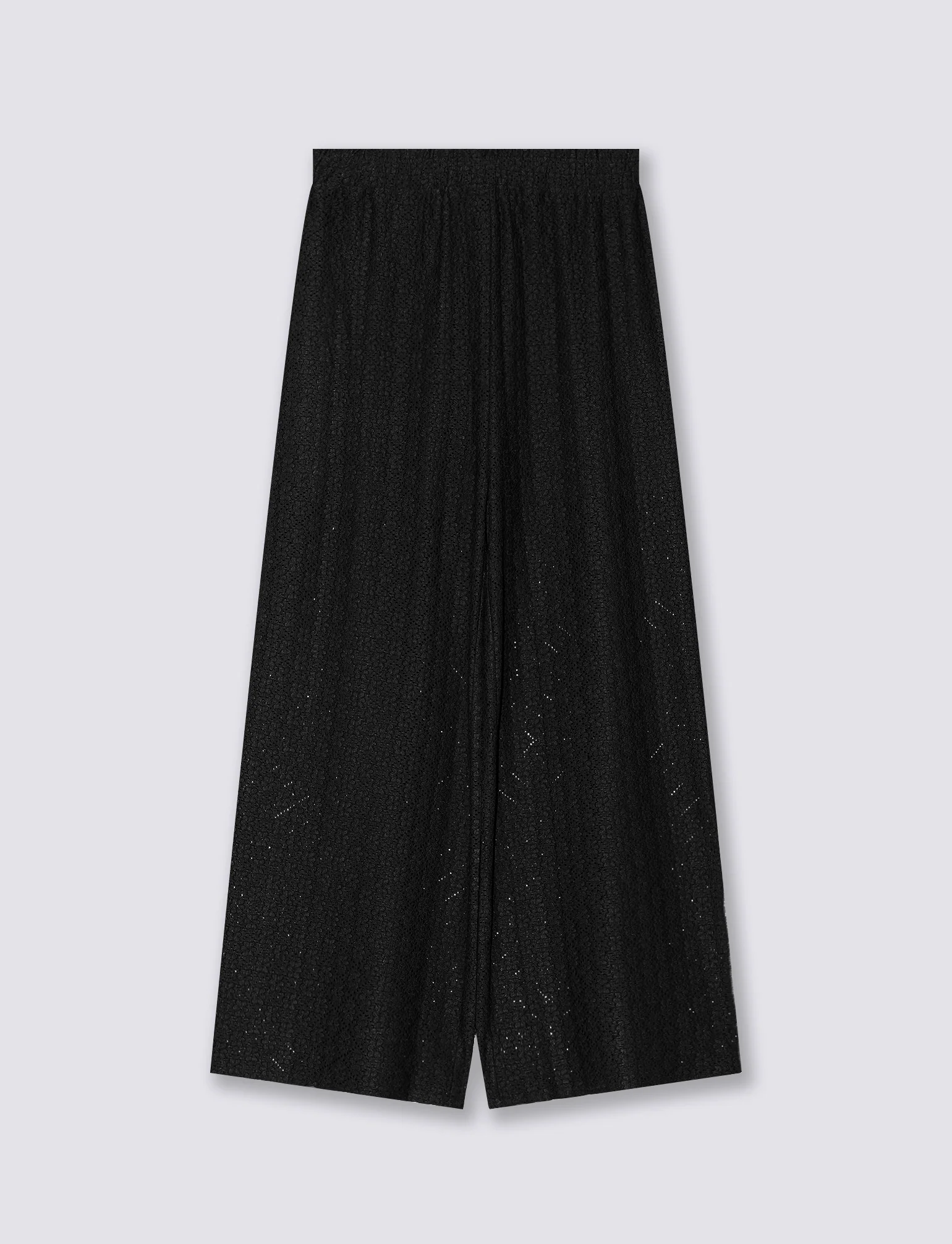 Pantalone in pizzo da donna - Nero - Image 2