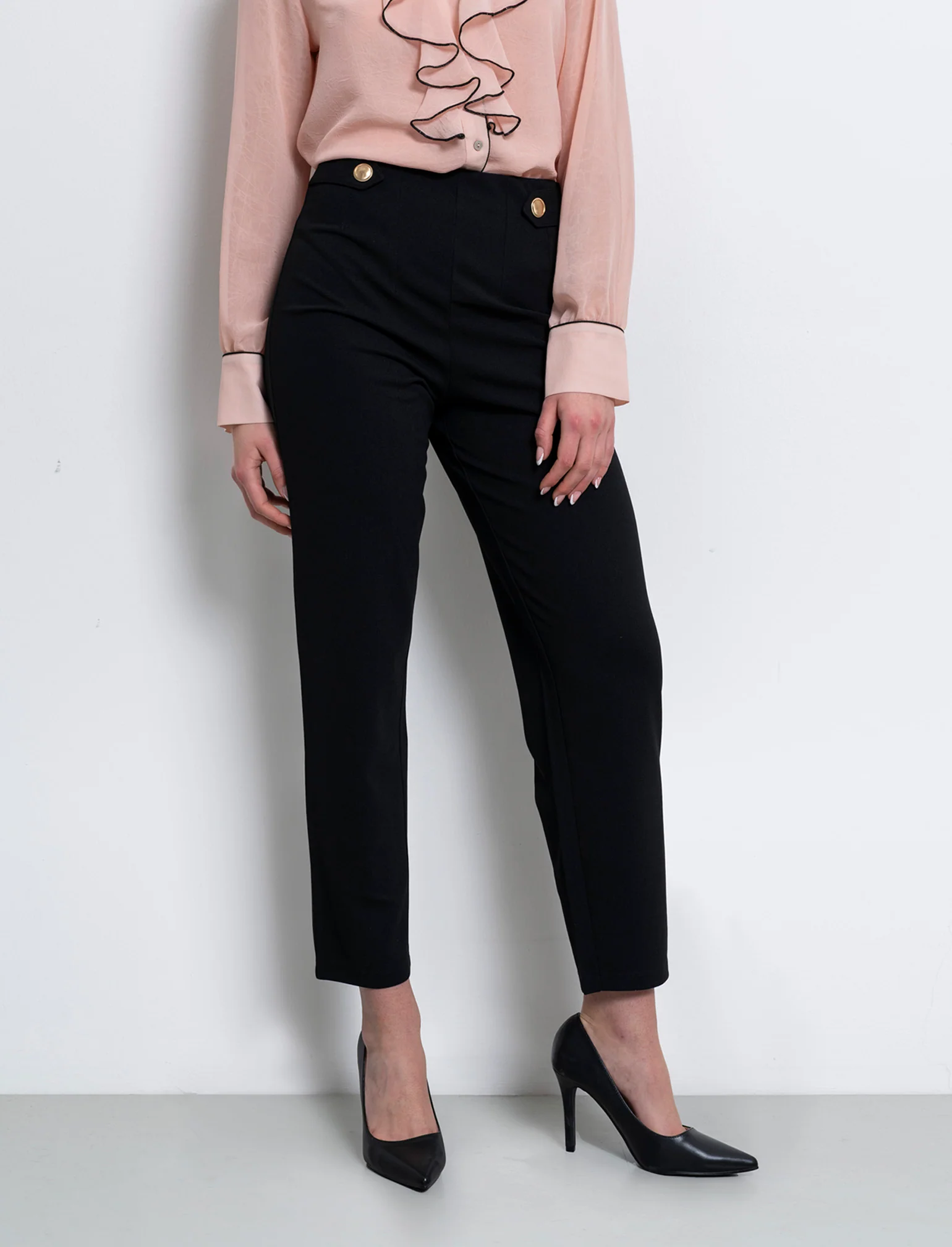 Pantalone in scuba da donna - Nero