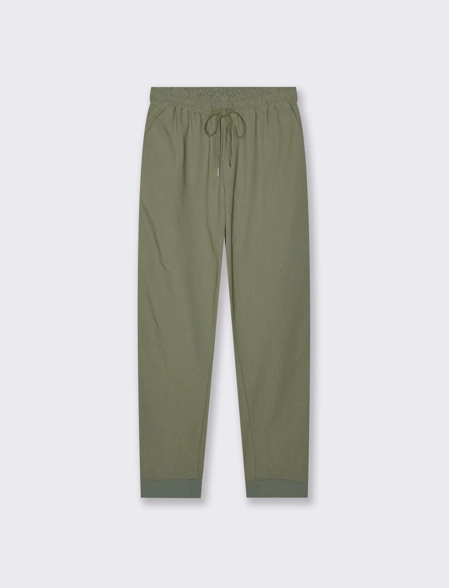 Pantalone in tessuto elasticizzato con coulisse in vita - Ve.milit. - Image 3