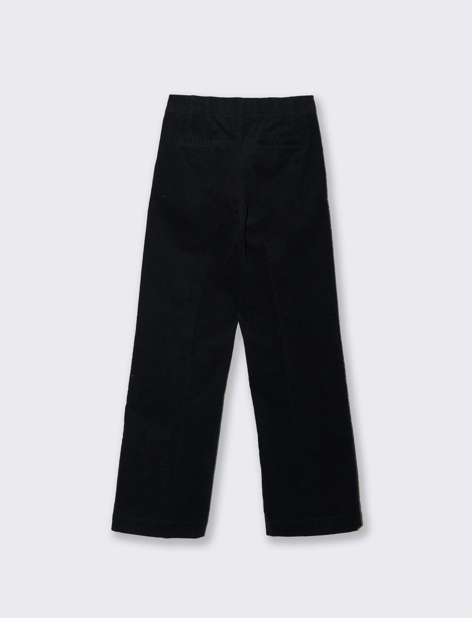 PANTALONE IN VELLUTO GAMBA LARGA - Blu - Image 2