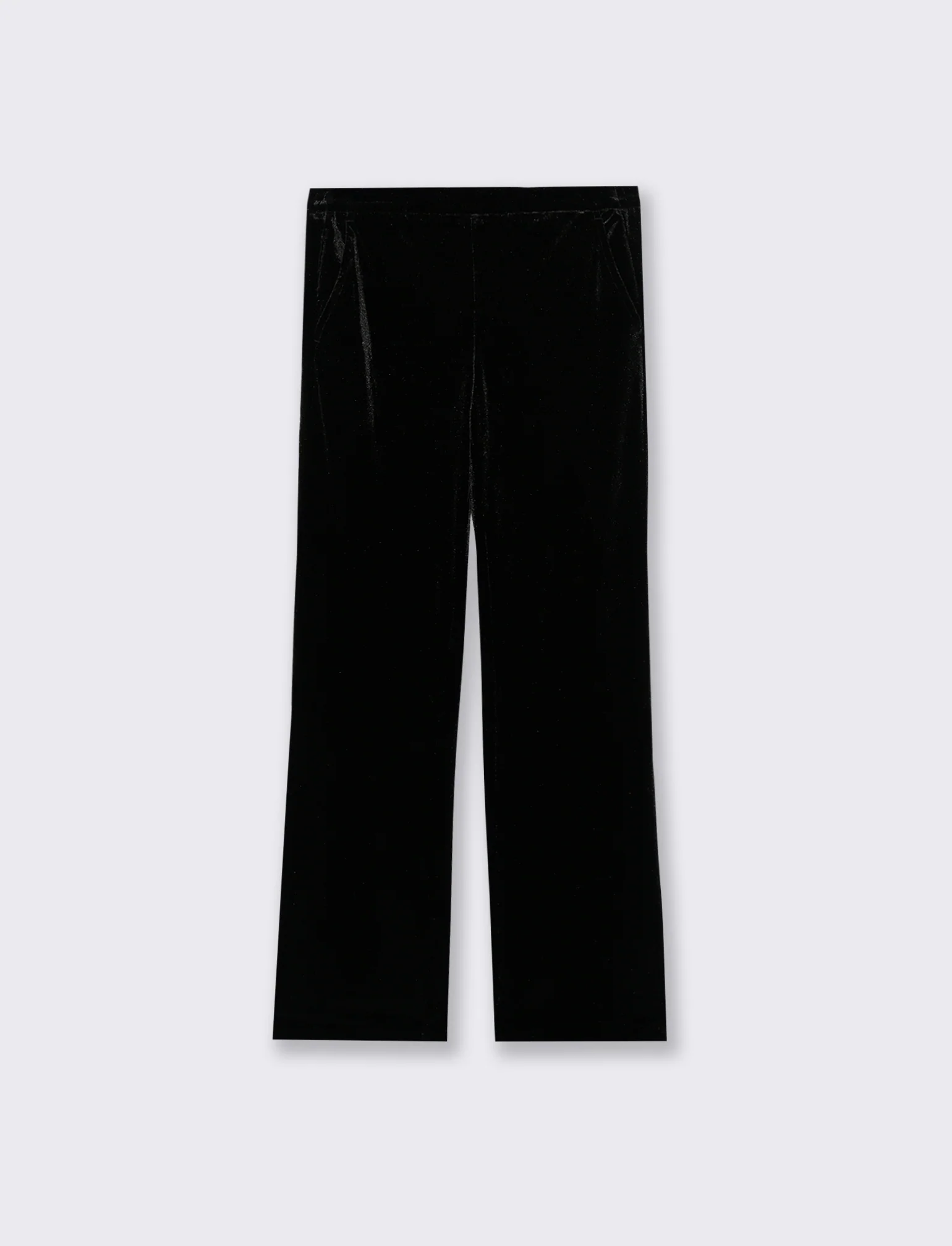 PANTALONE IN VELLUTO - Nero