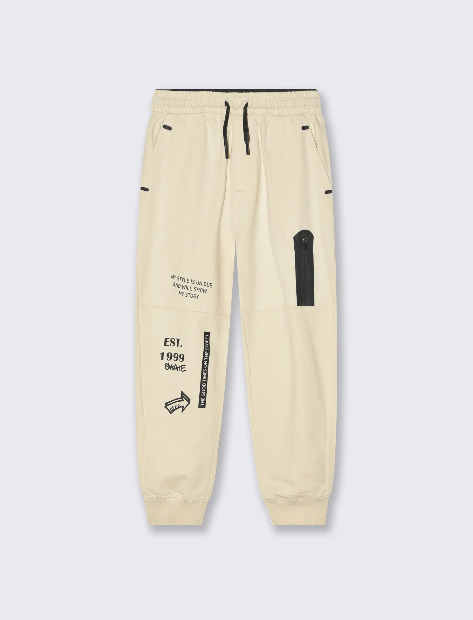Pantalone Jogger - Beige - Image 3