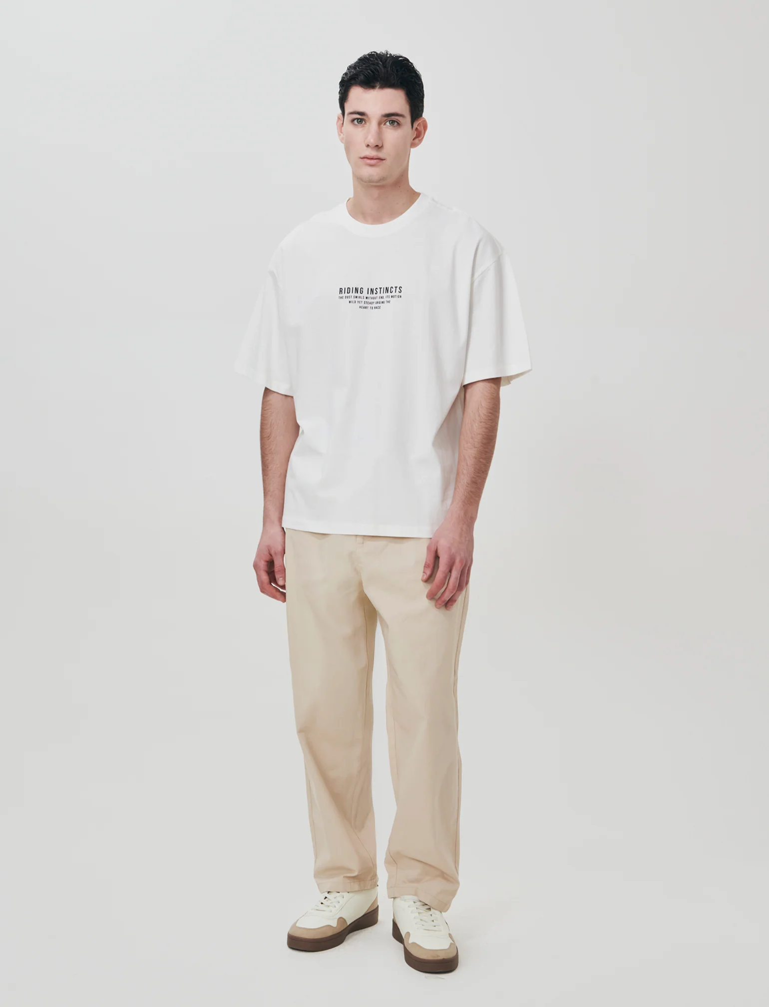Pantalone Jogger Carrot Fit Con Tasche - Beige - Image 4