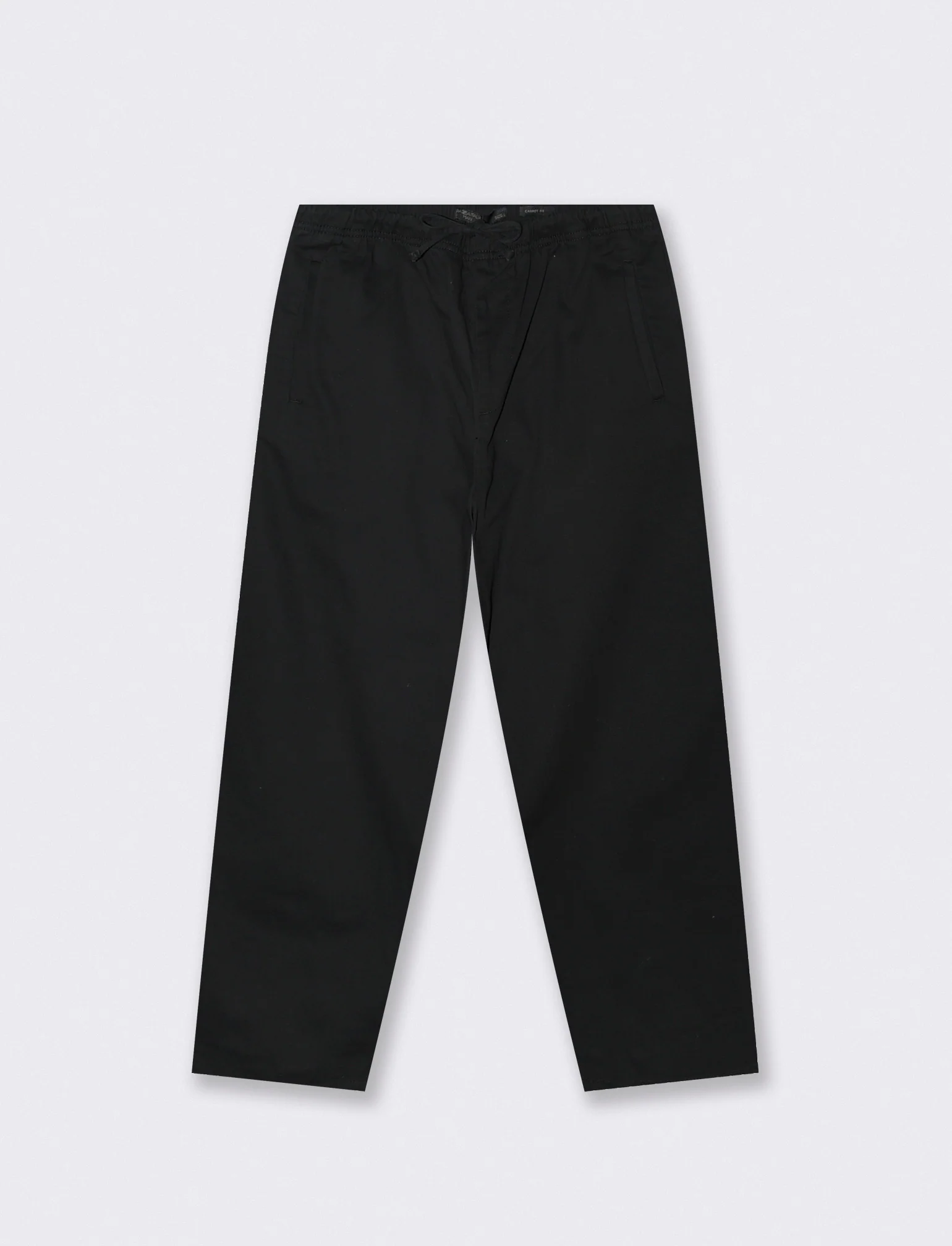 Pantalone Jogger Carrot Fit Con Tasche - Nero