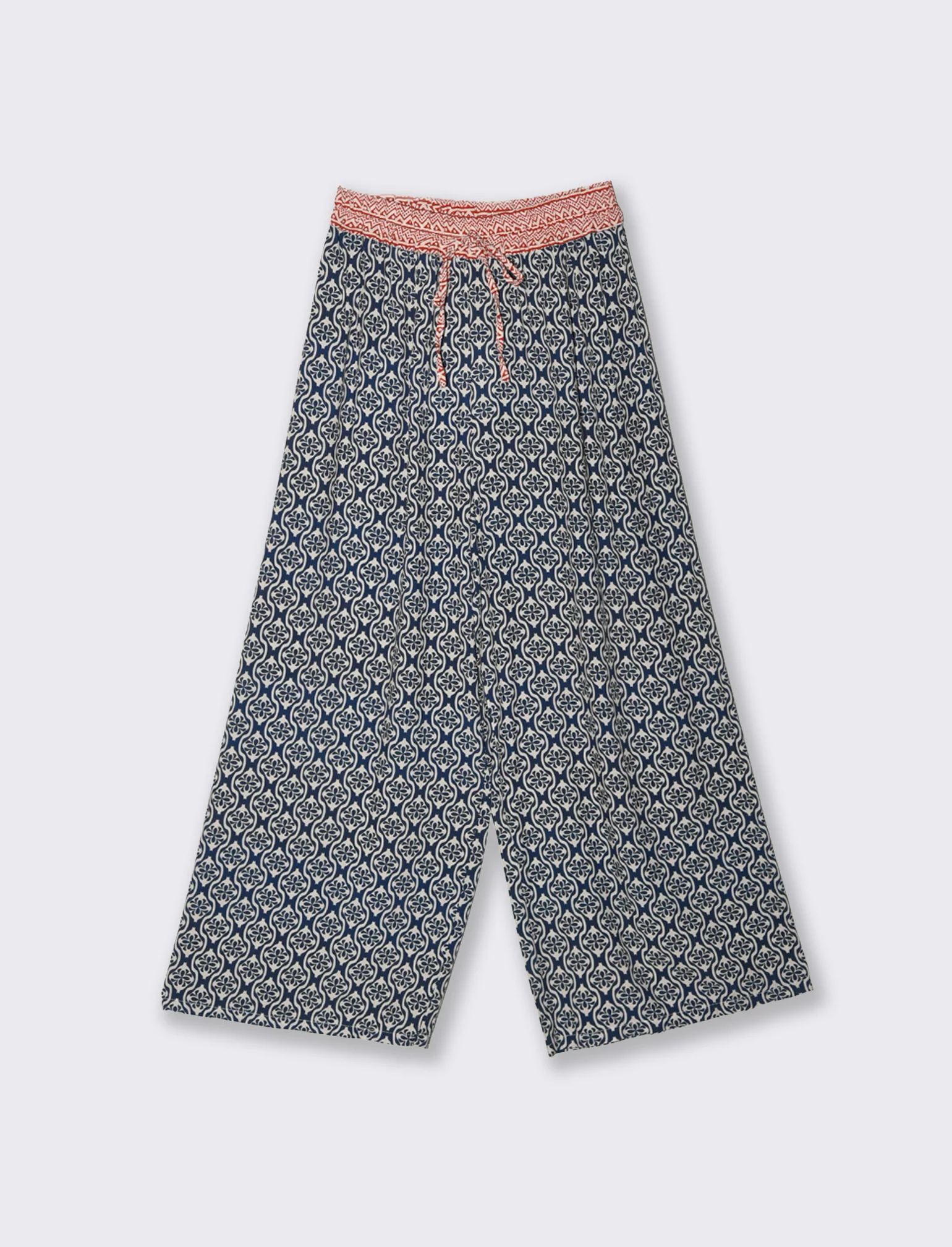 Pantalone largho stampato in viscosa - var 3 - Image 3