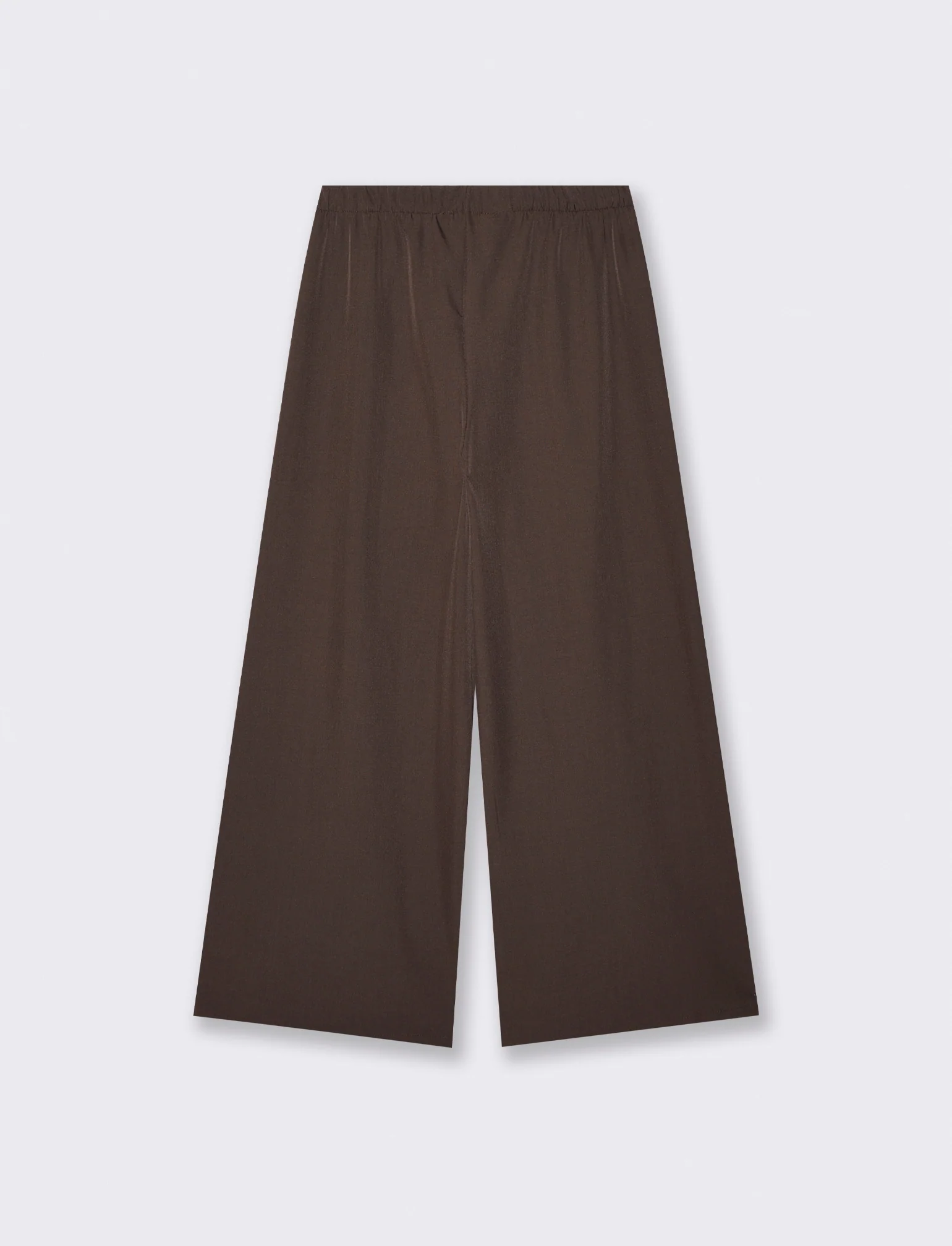 Pantalone largo con elastico in vita - Moro - Image 2