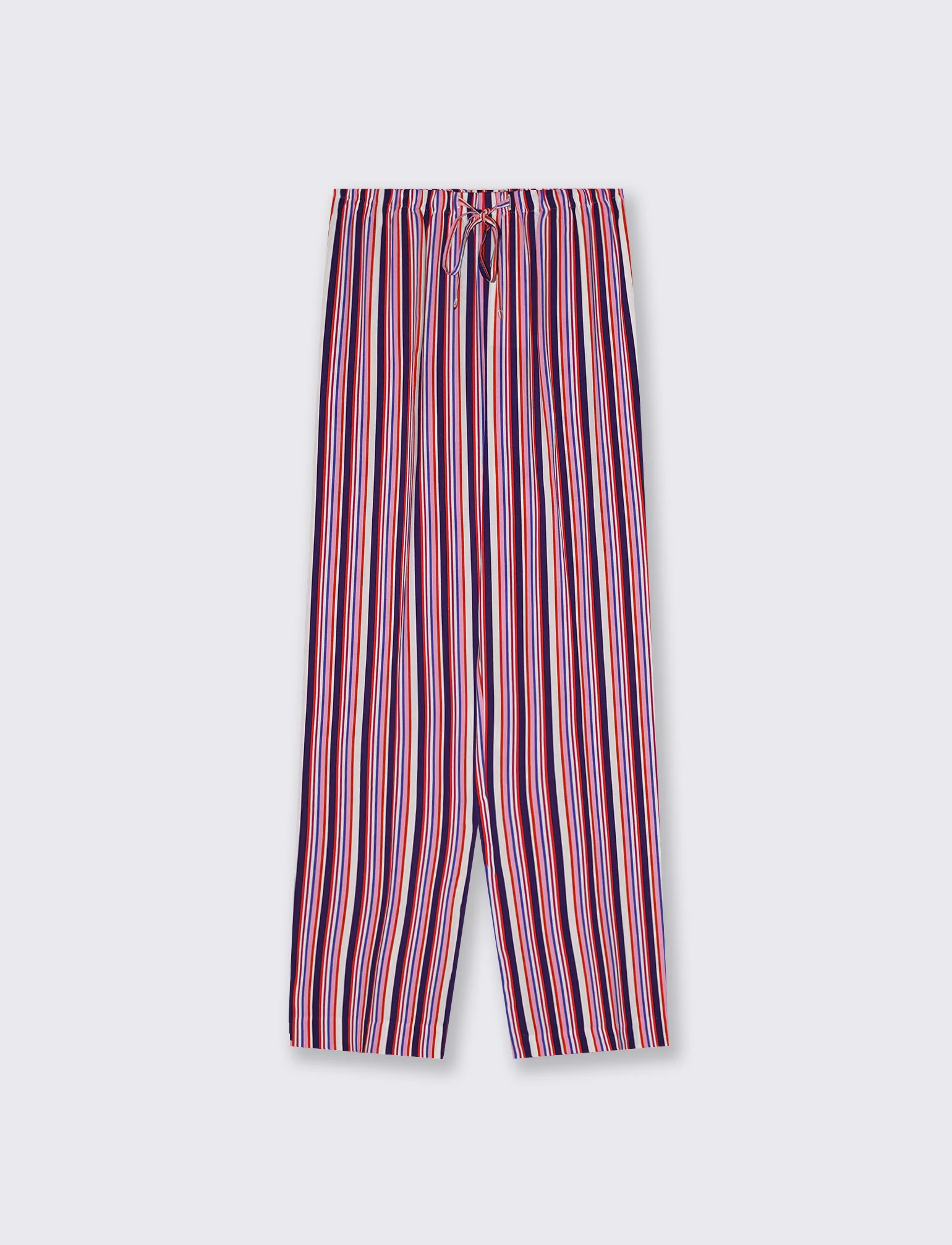 Pantalone lungo stampato in tessuto leggero - var 1